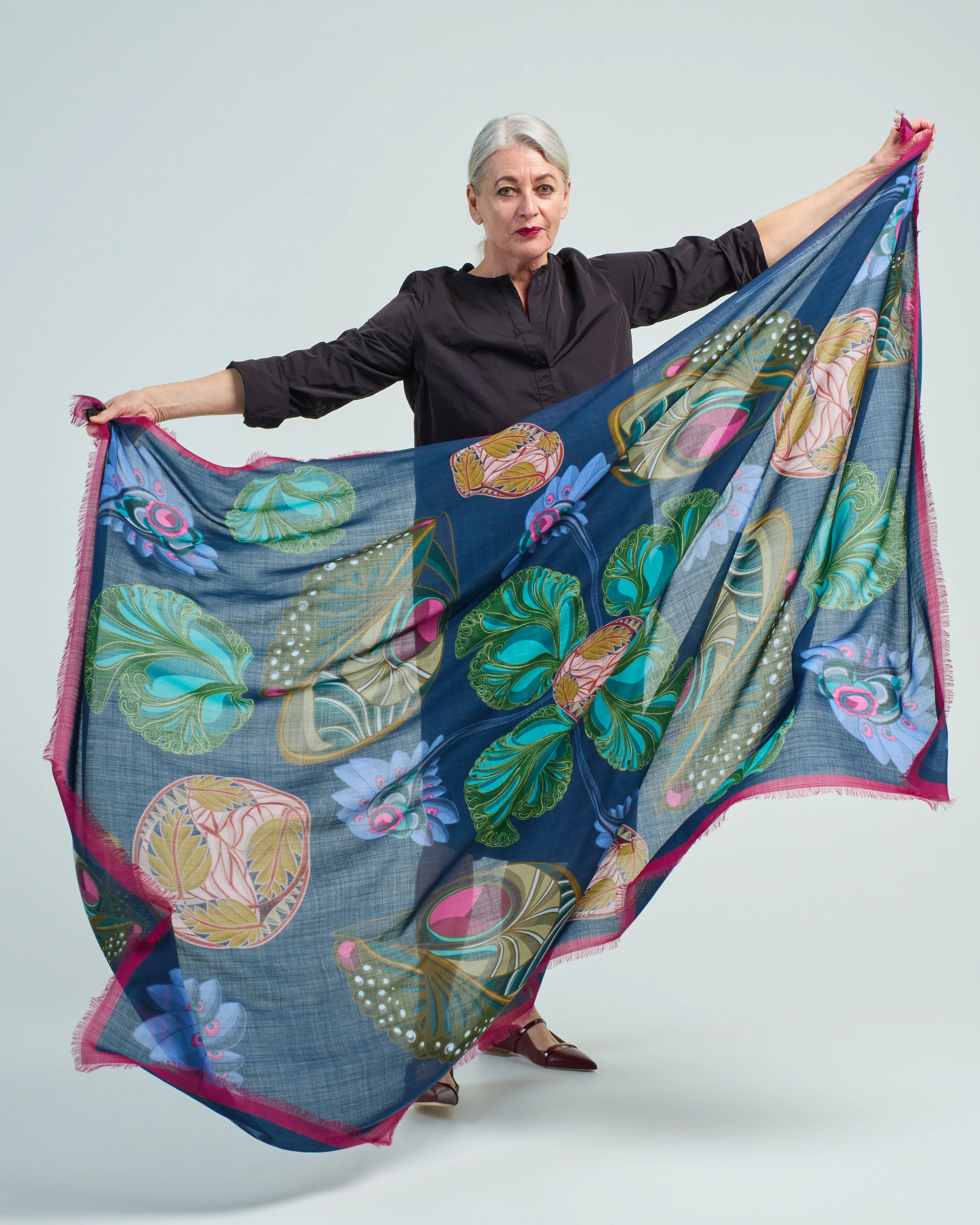 calvin large square scarf - Image 5
