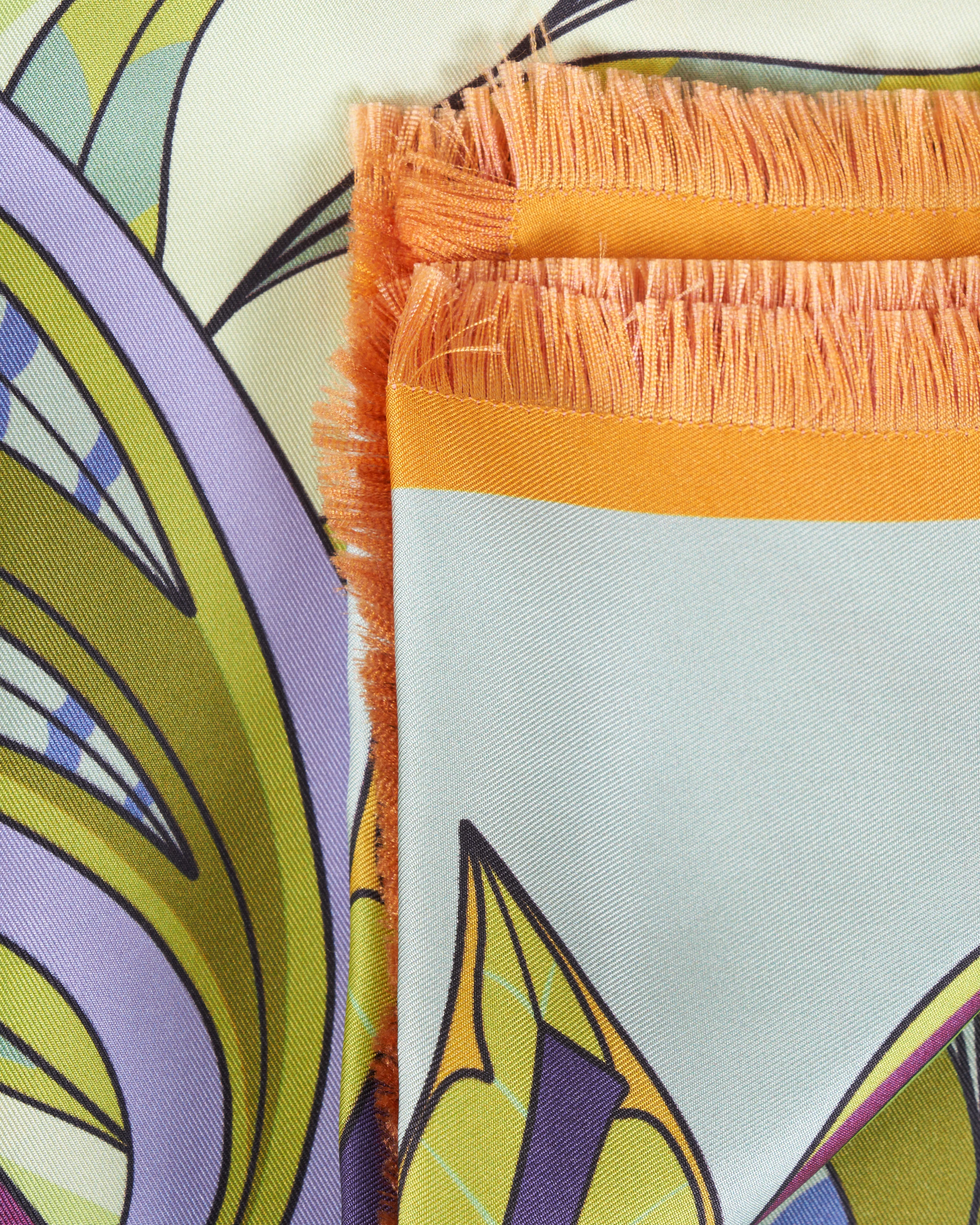 cialda st twin scarf - reverse silk leaf - Image 3