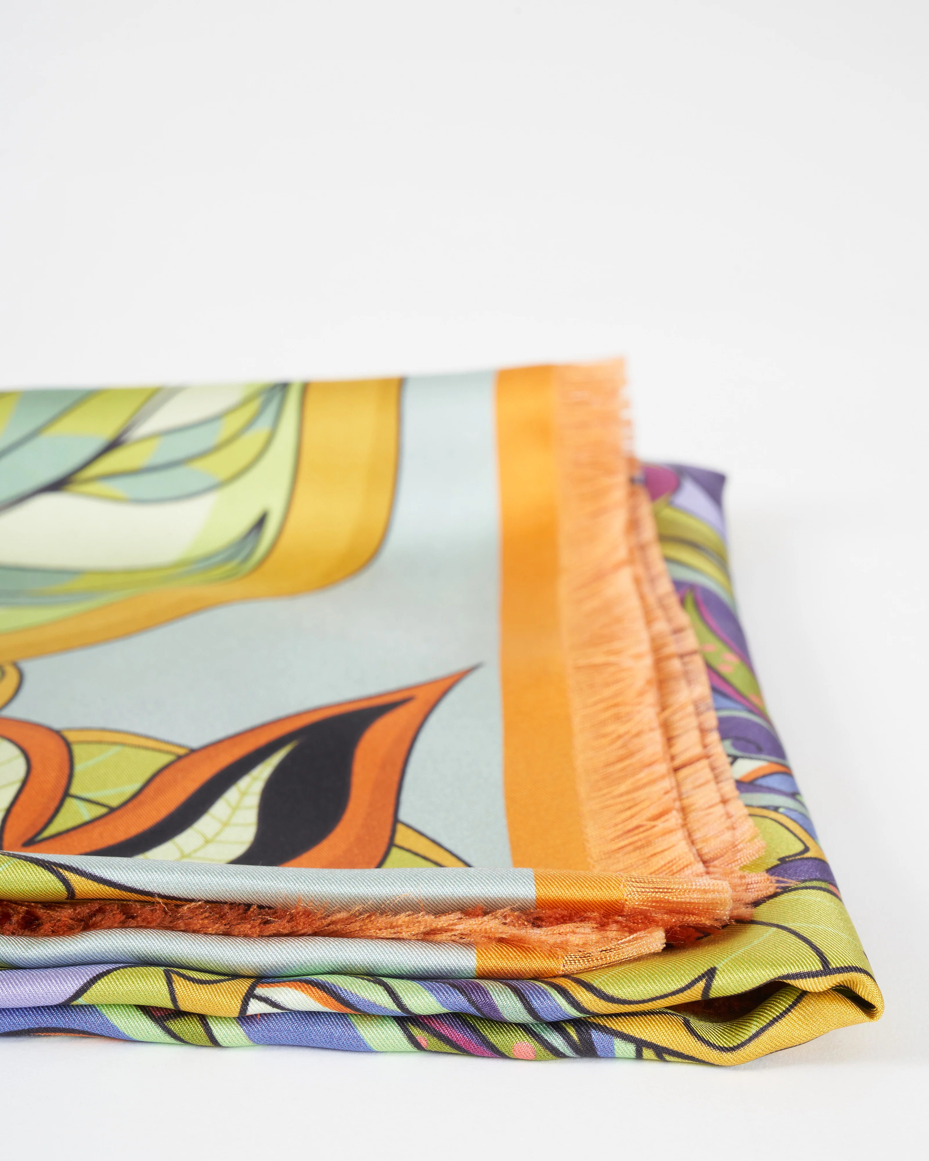 cialda st twin scarf - reverse silk leaf - Image 4