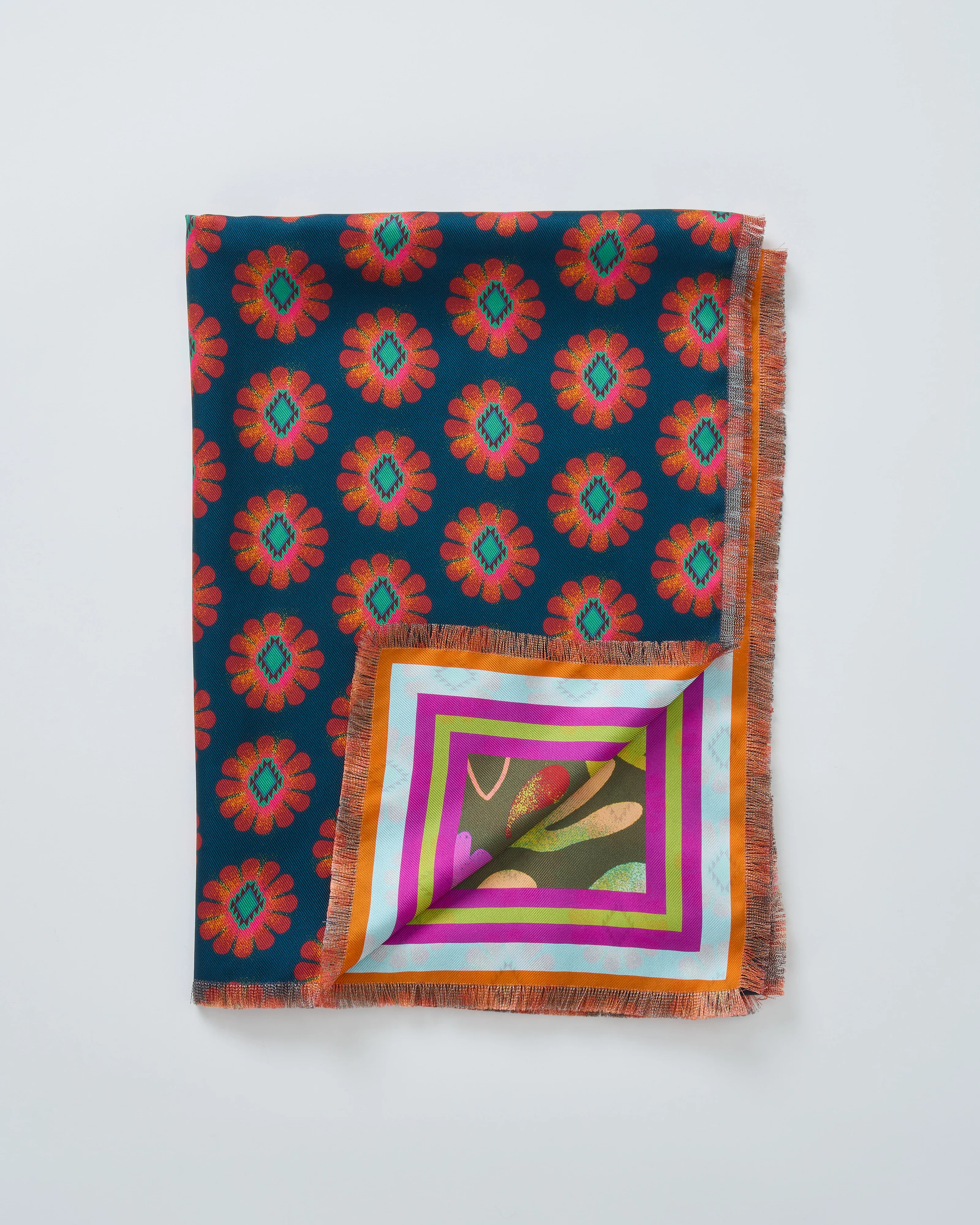 fancy large reversible scarf - Image 4