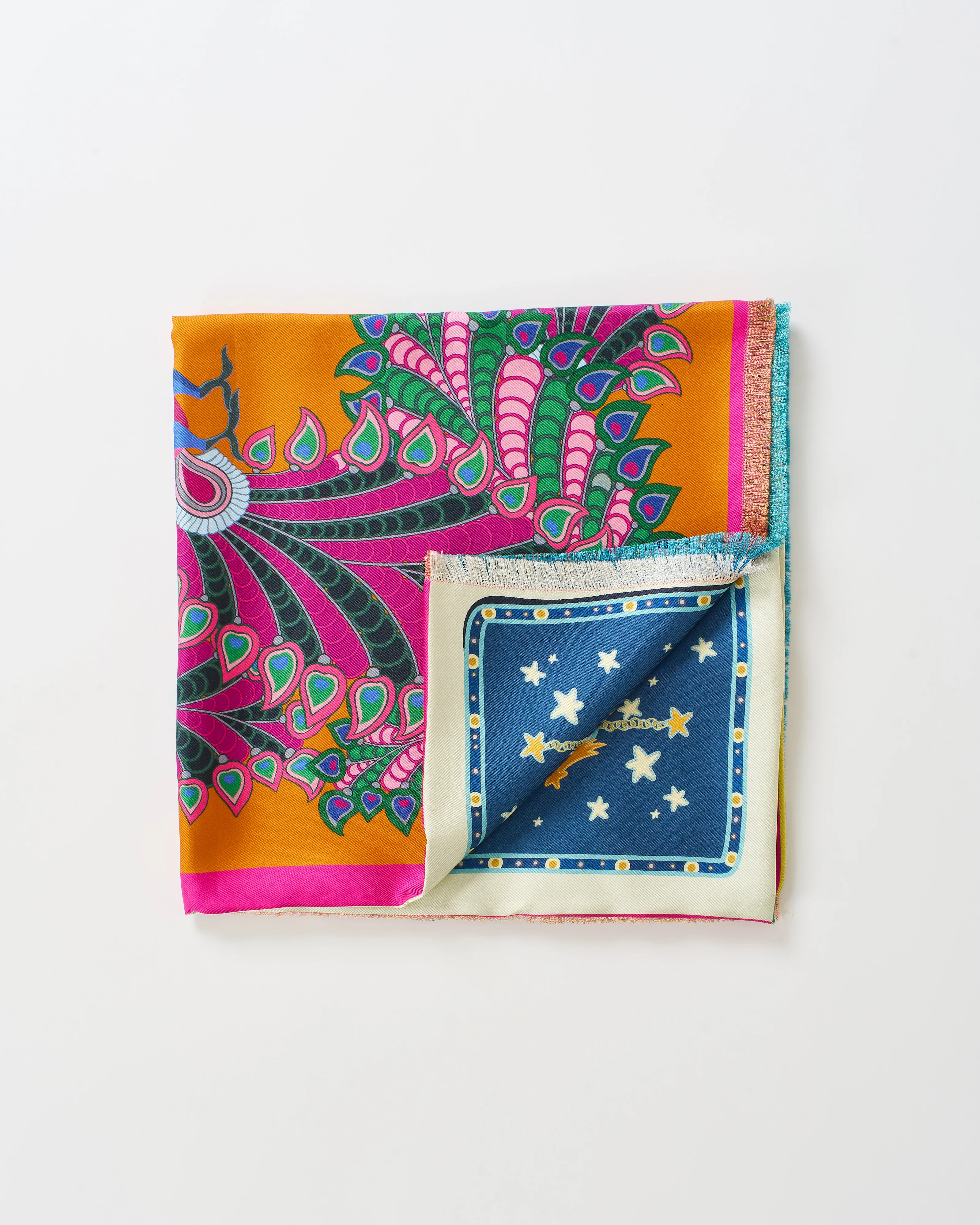 fancy large reversible scarf - Image 3