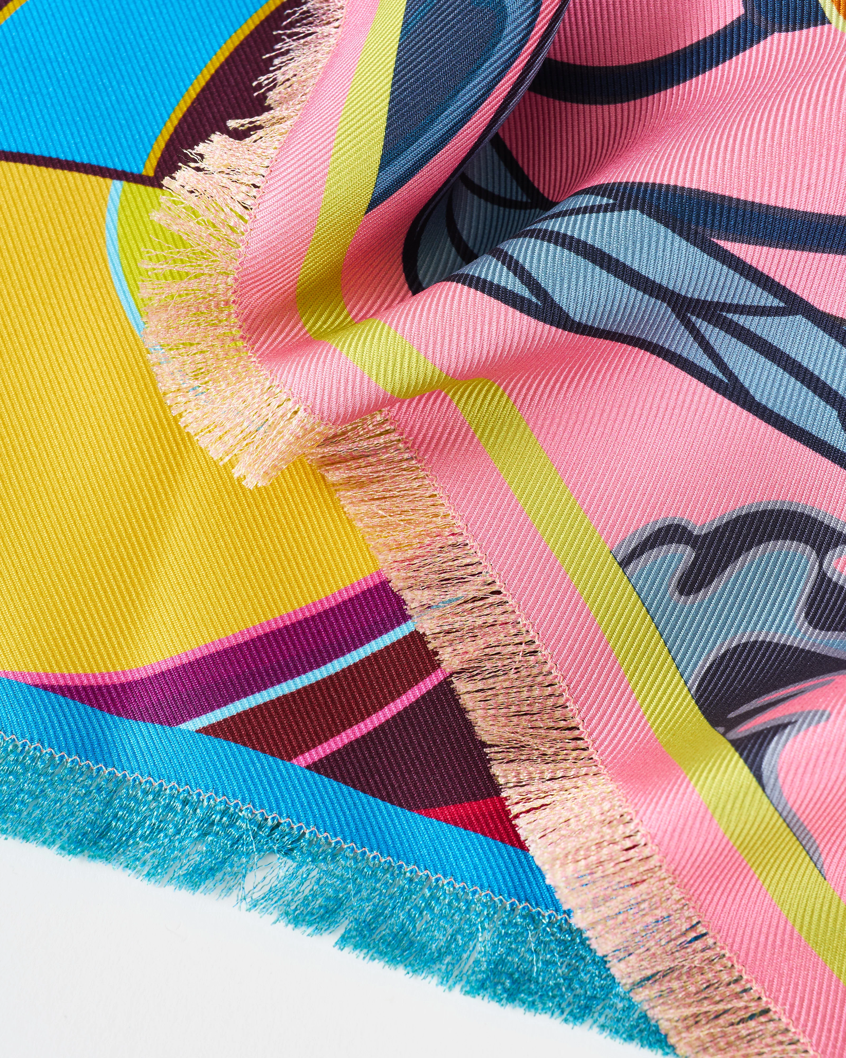 fancy large reversible scarf - Image 4