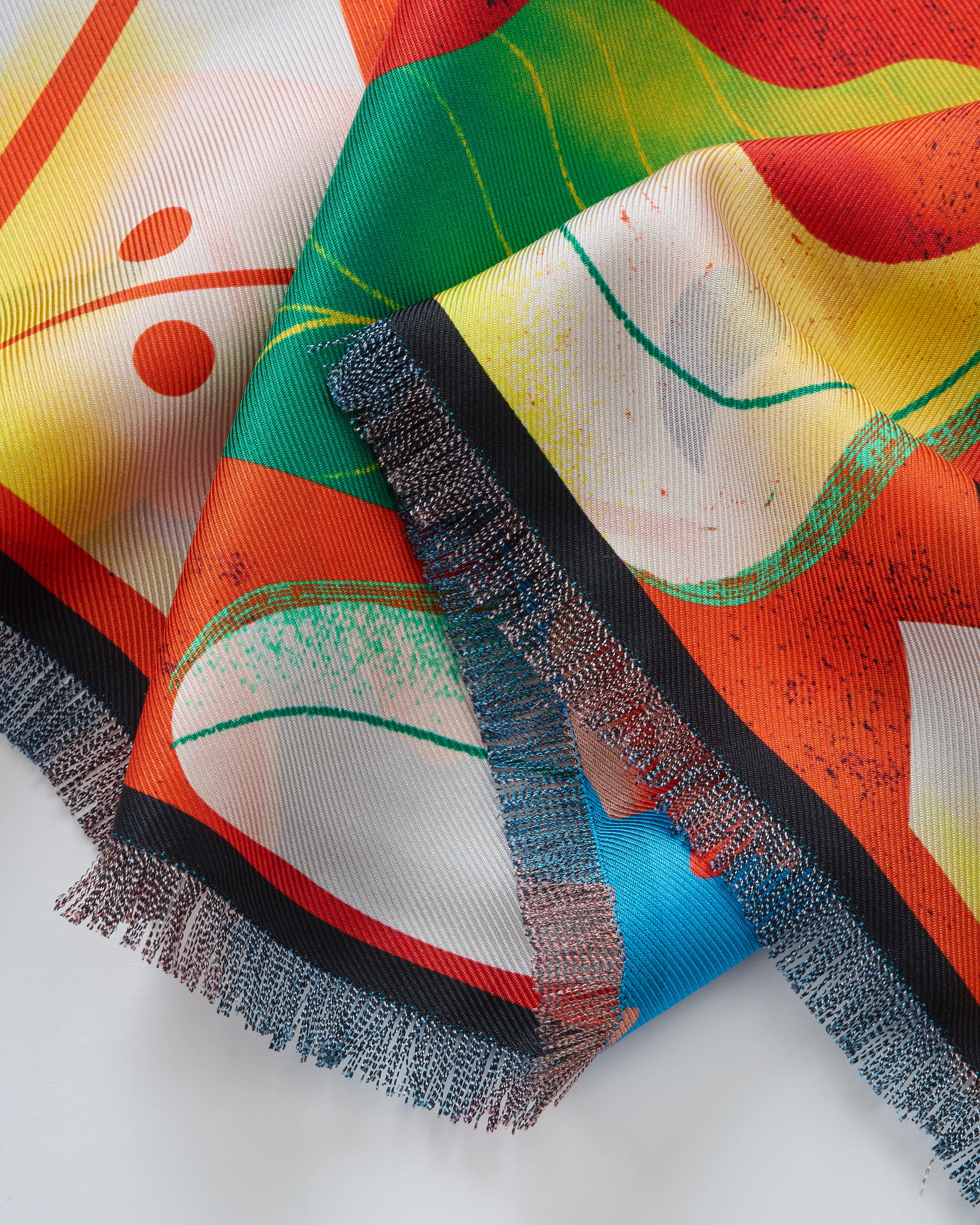 fancy large reversible scarf - Image 3