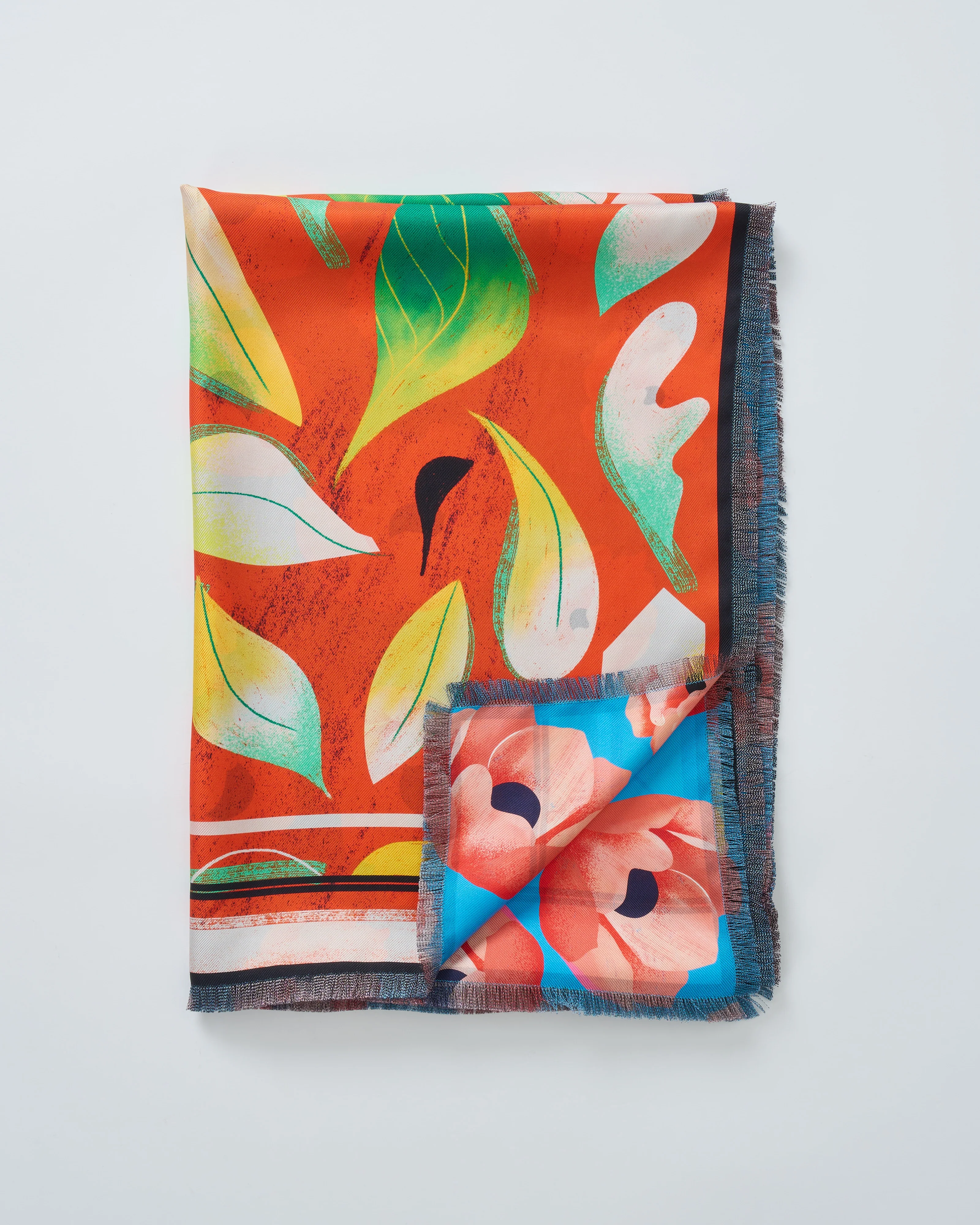 fancy large reversible scarf - Image 4