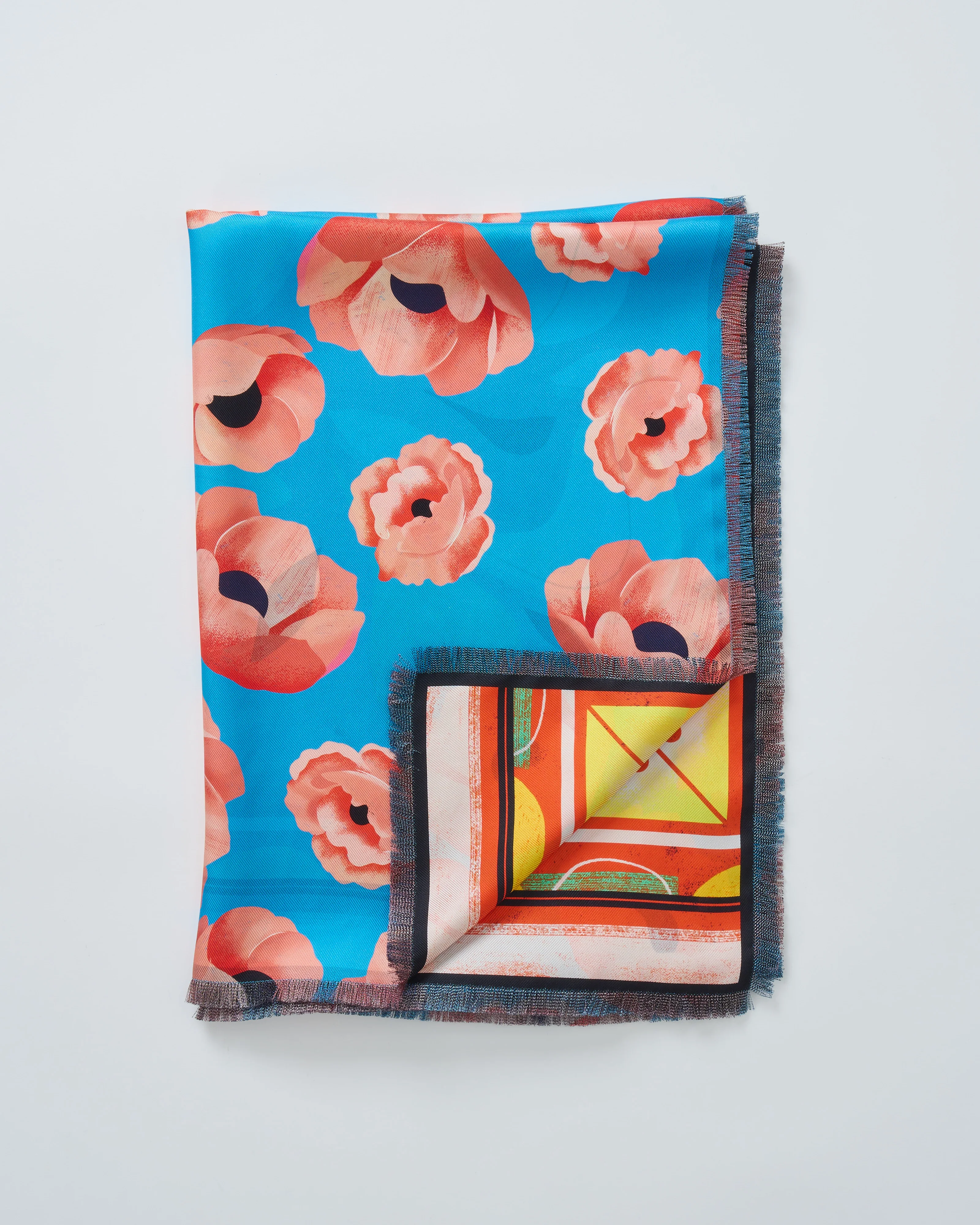 fancy large reversible scarf - Image 5