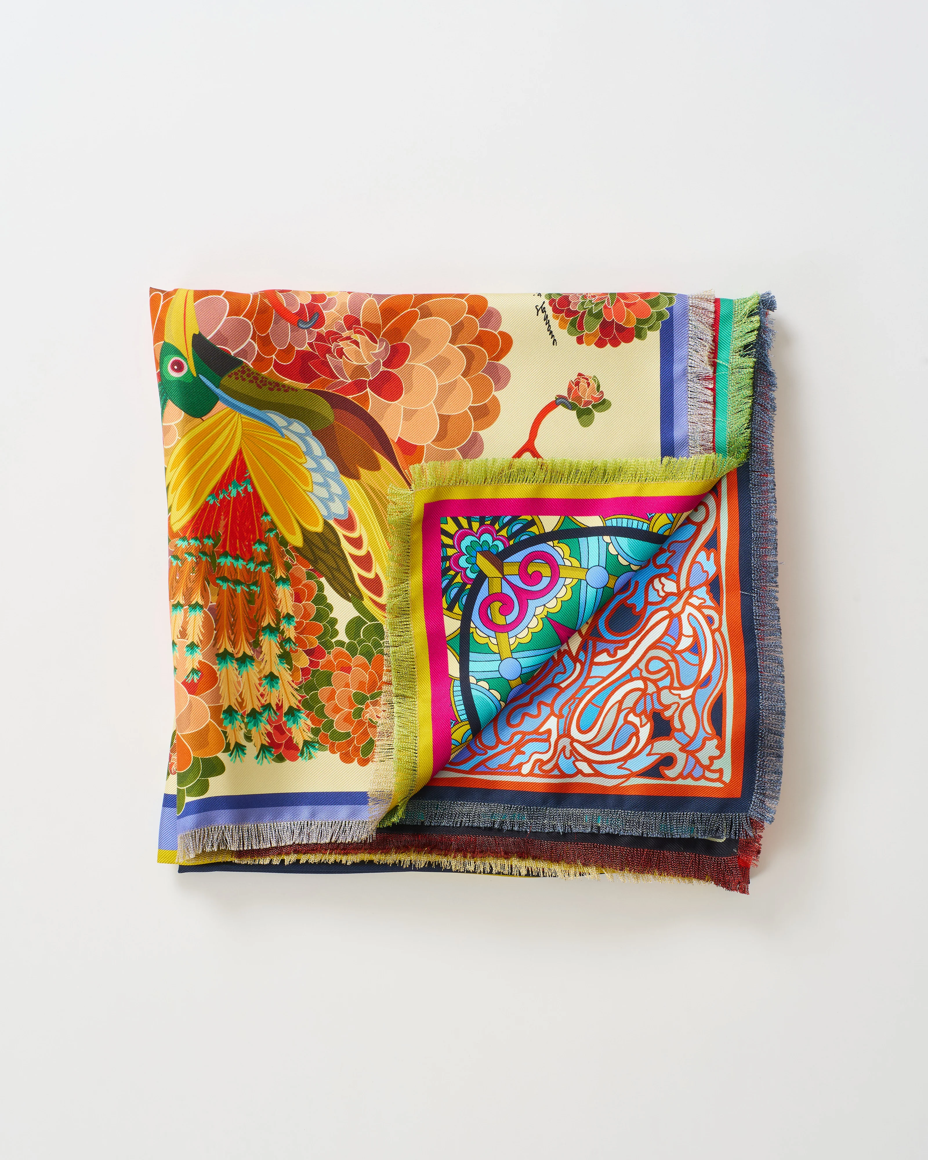 fancy large reversible scarf - Image 3