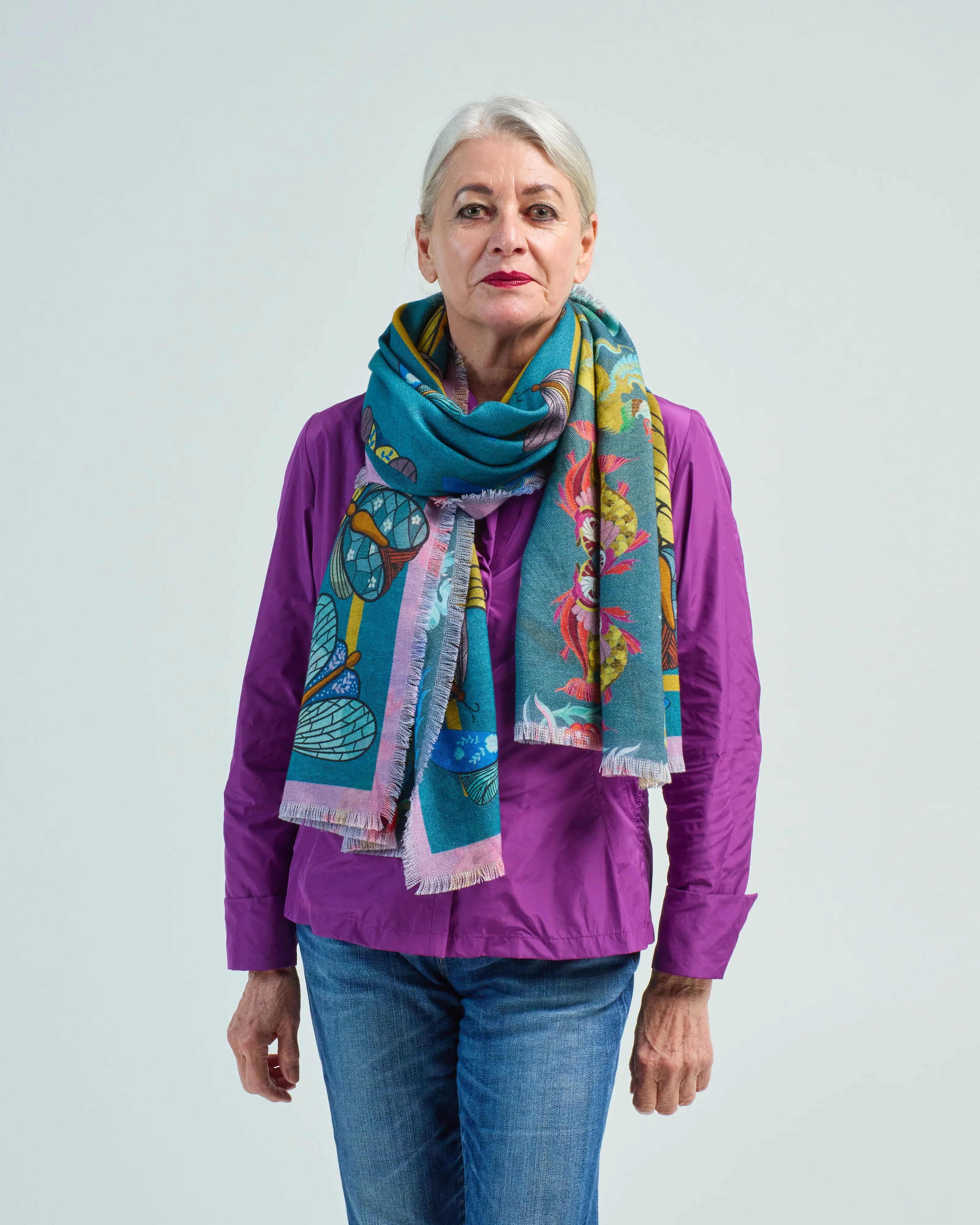 grido wool reversible scarf - Image 2