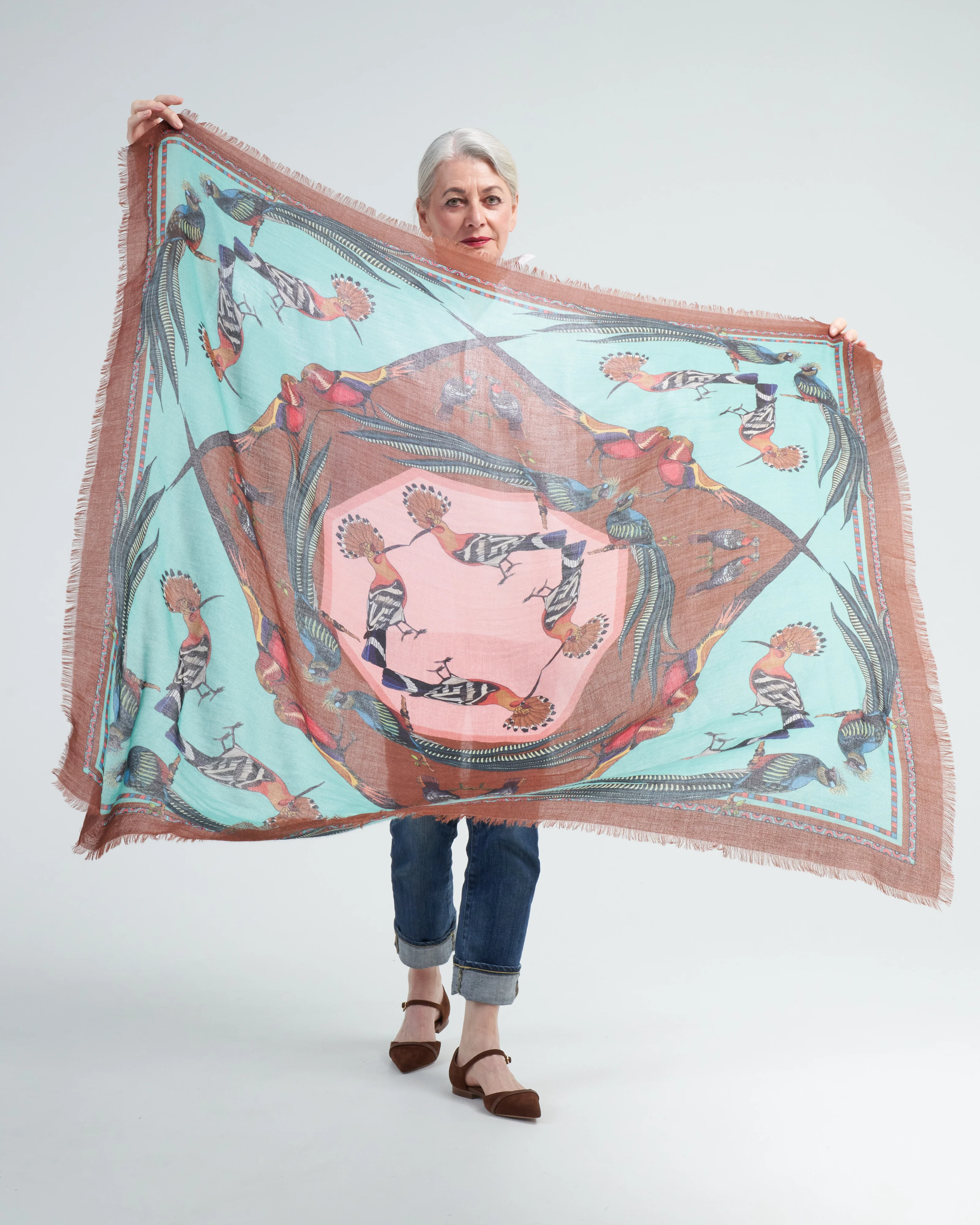 storkevole st scarf - pheasant - Image 2