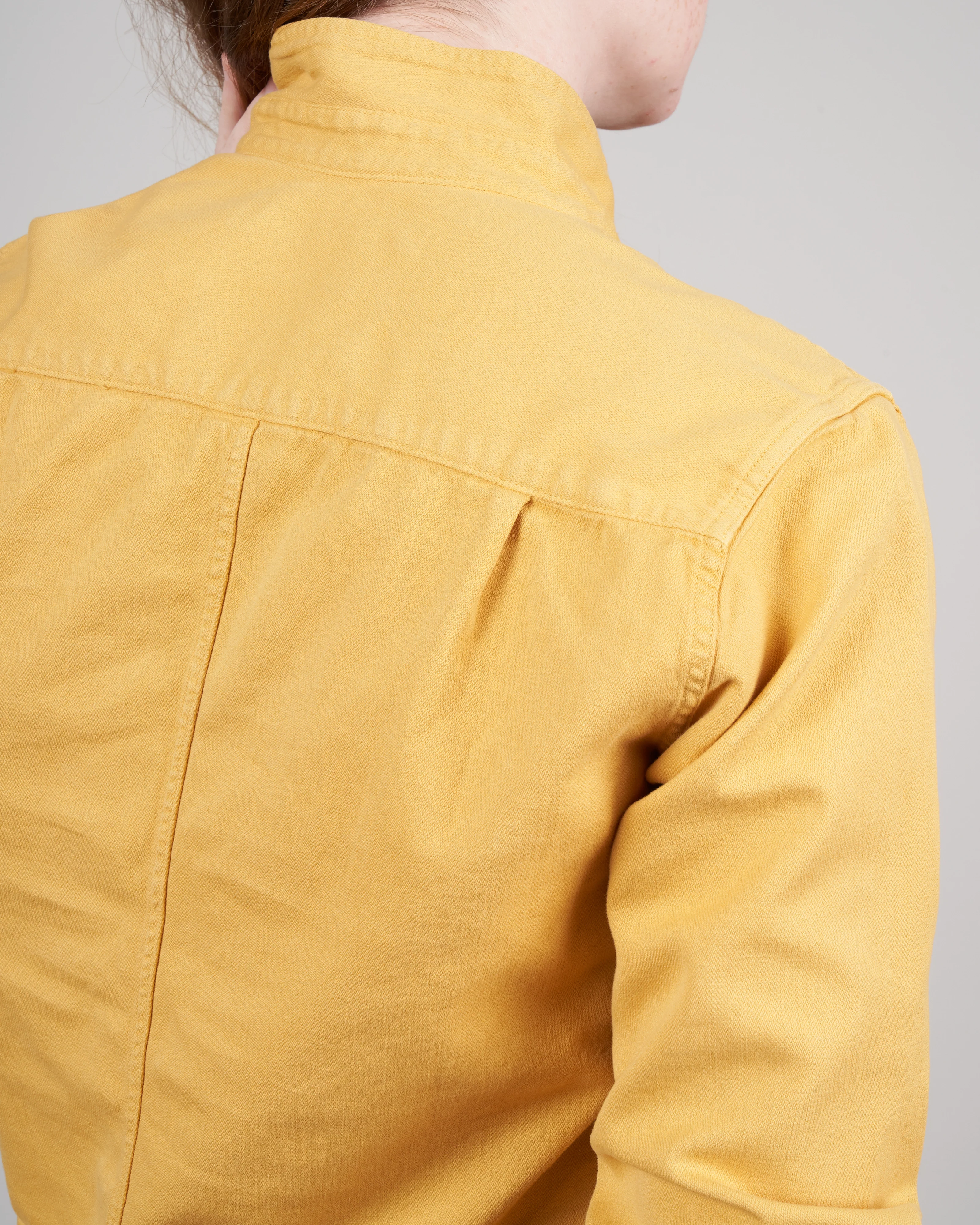 barry woven button up - vintage gold - Image 5