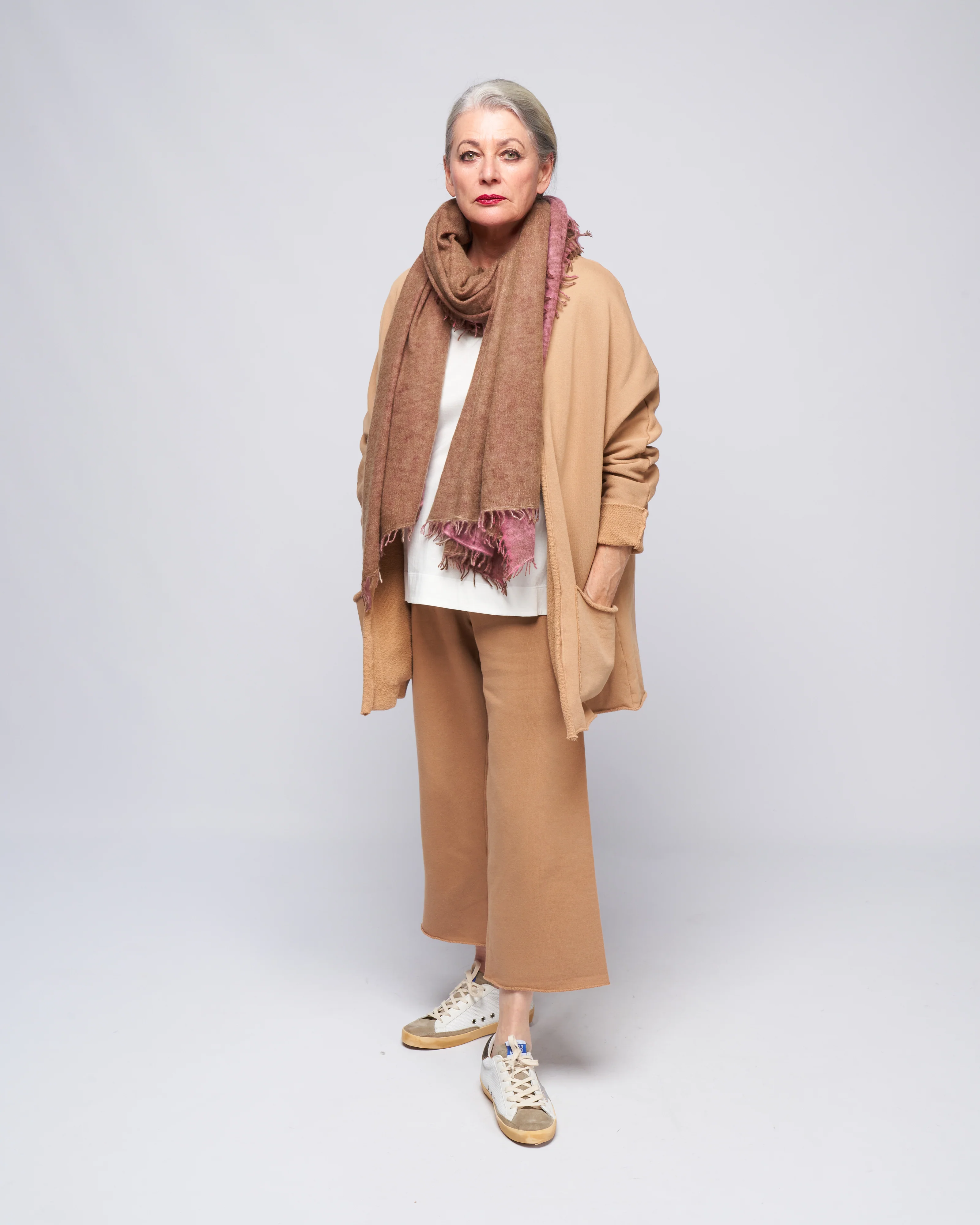beach cardigan - camel - Image 2