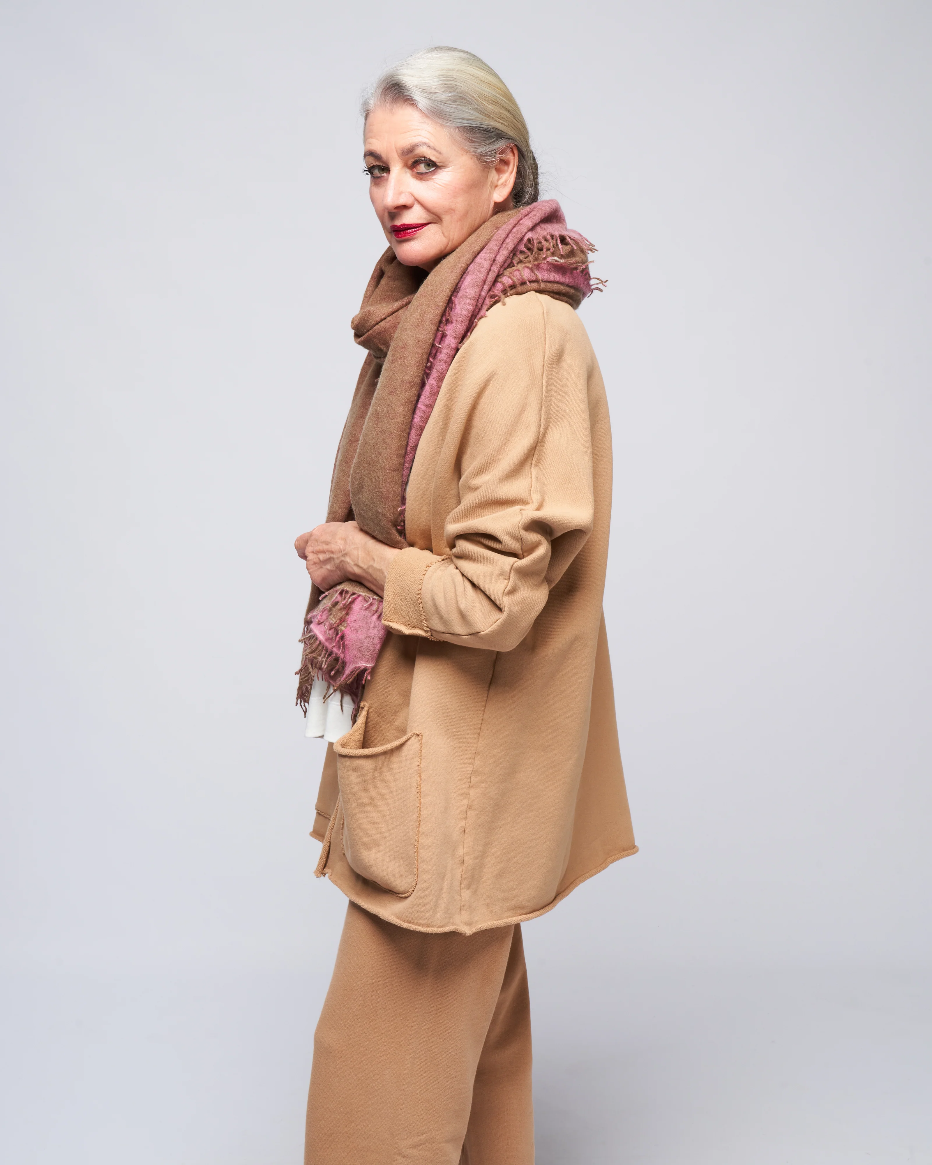 beach cardigan - camel - Image 3