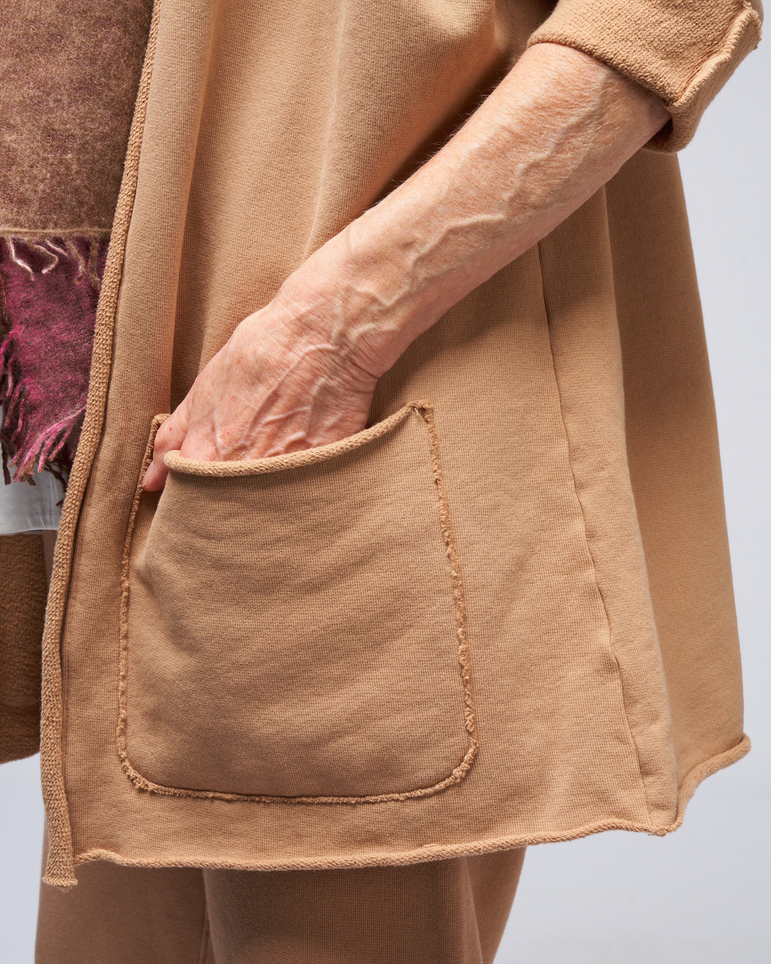 beach cardigan - camel - Image 5