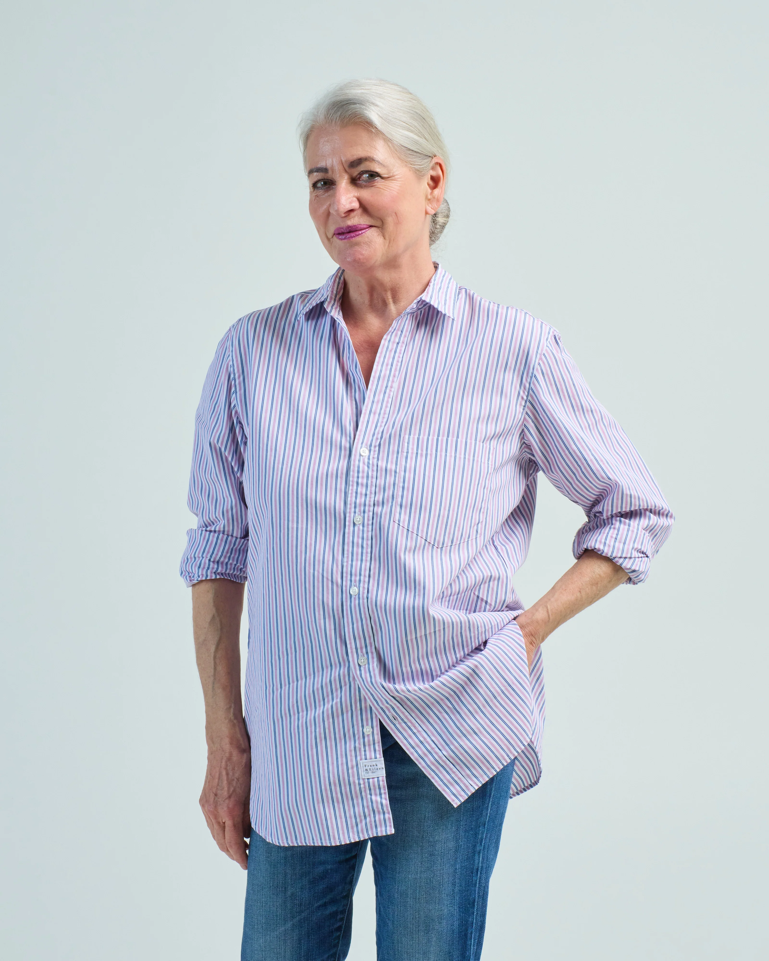 joedy boyfriend button-up shirt