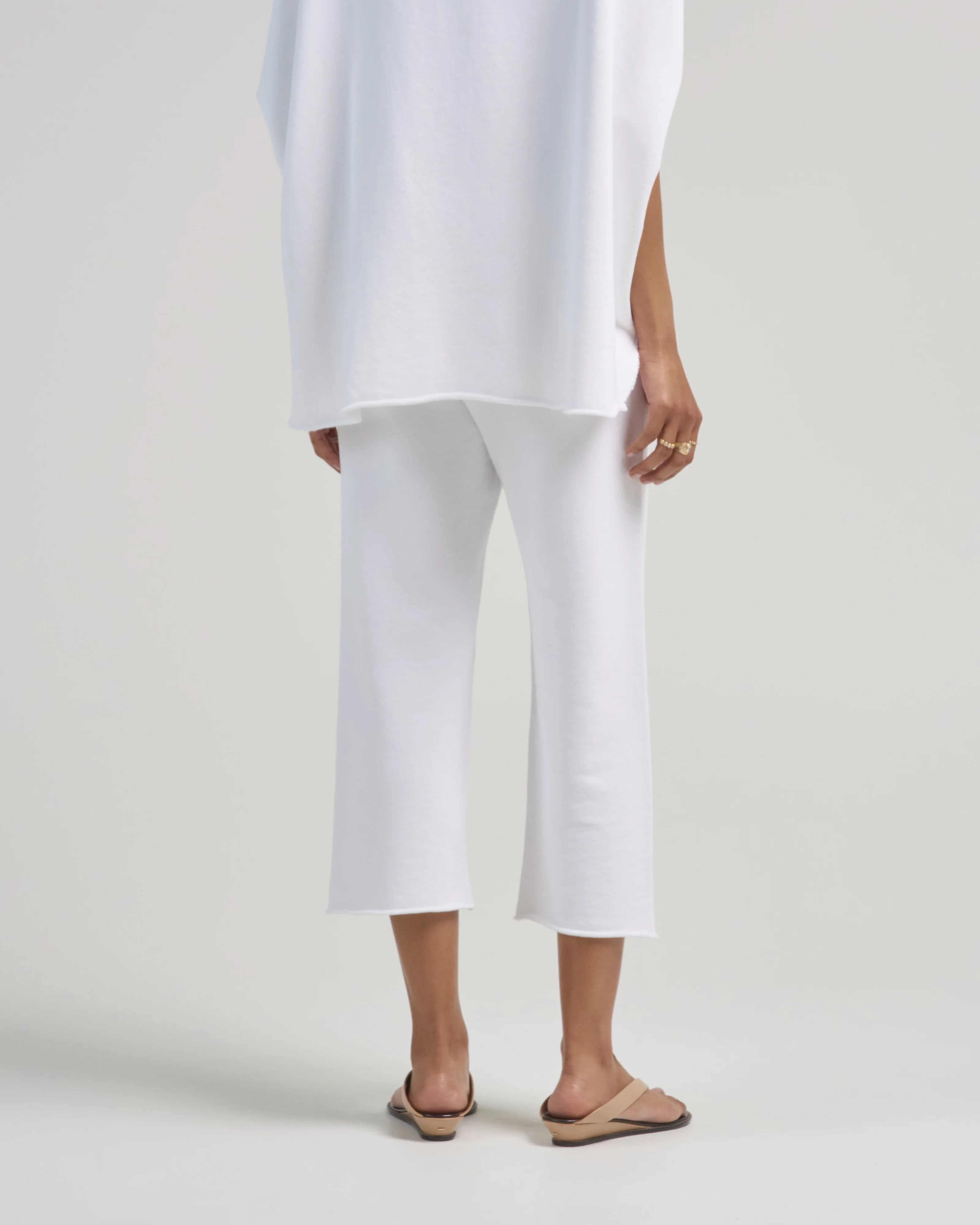 cropped wide leg sweatpant - Image 3
