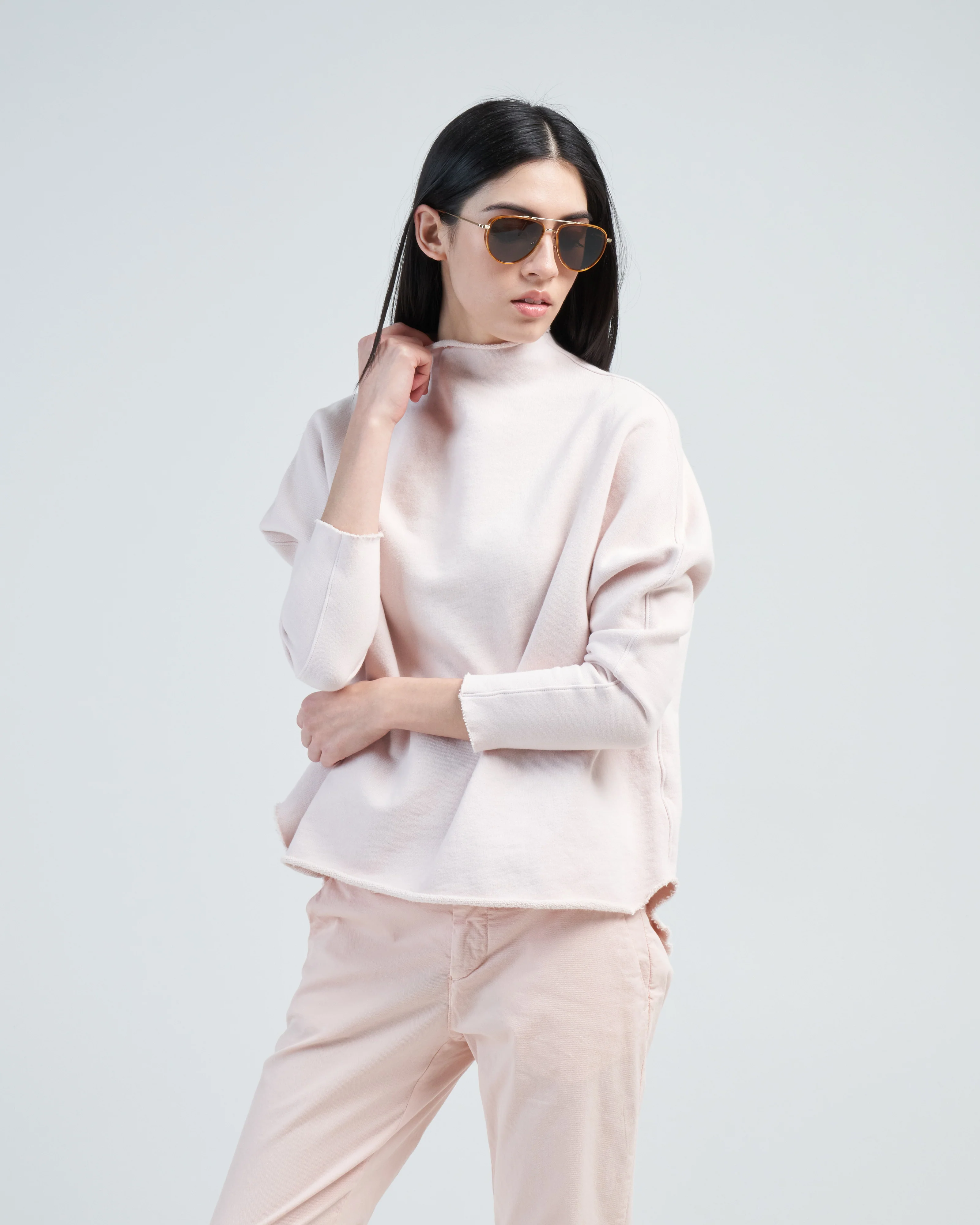 l/s funnel neck capelet - Image 2