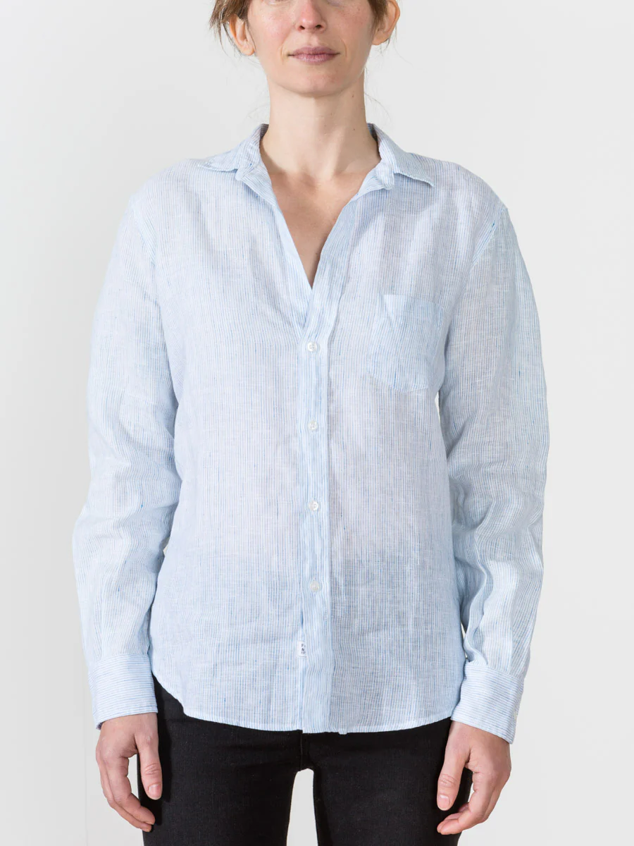 eileen shirt - blue stripe - Image 2