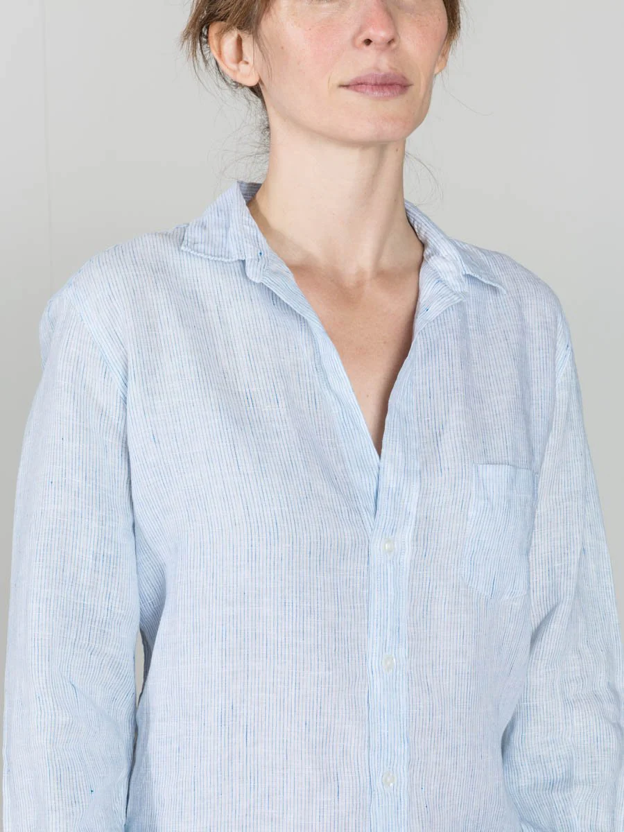 eileen shirt - blue stripe - Image 3