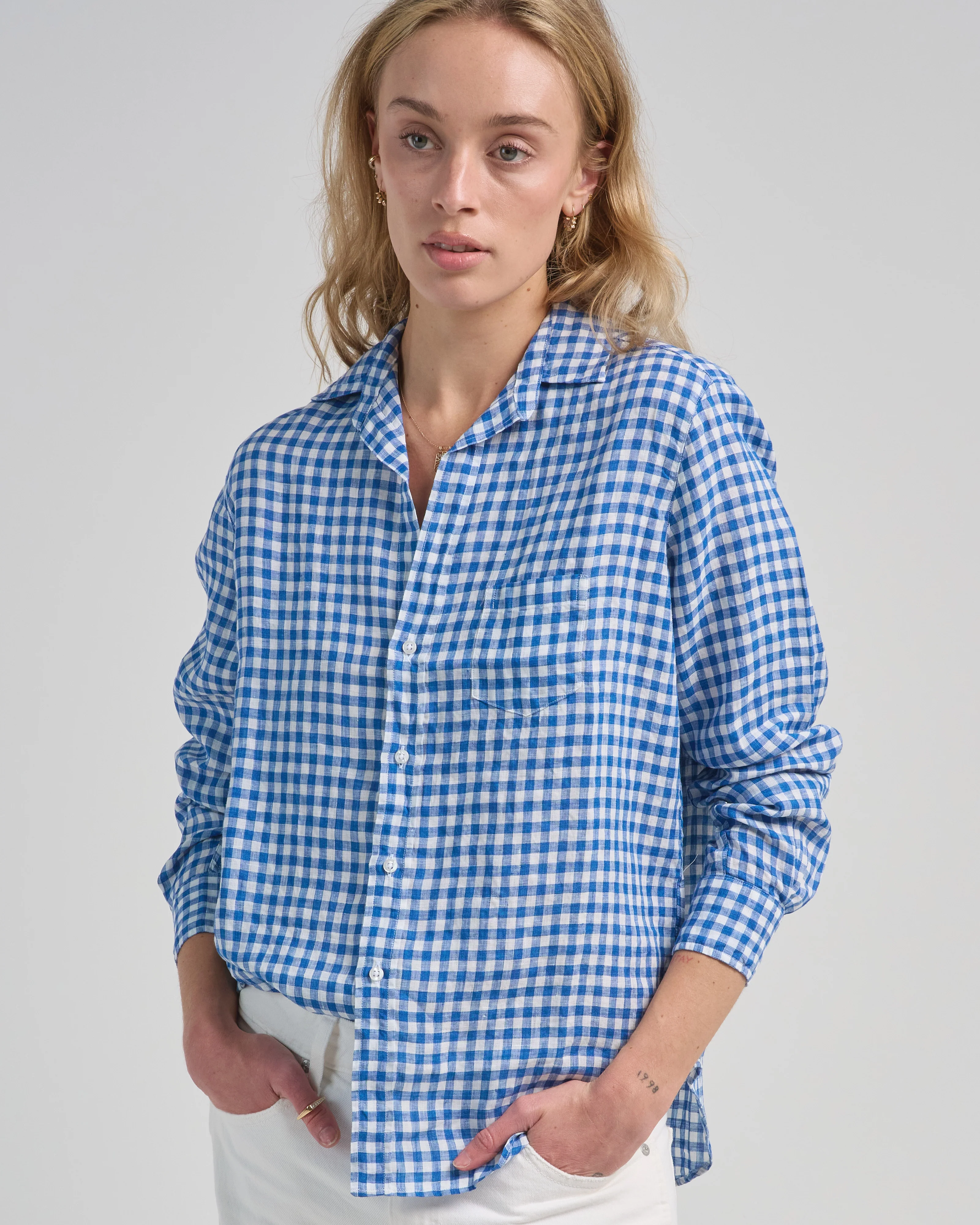 eileen relaxed button-up shirt - Image 2
