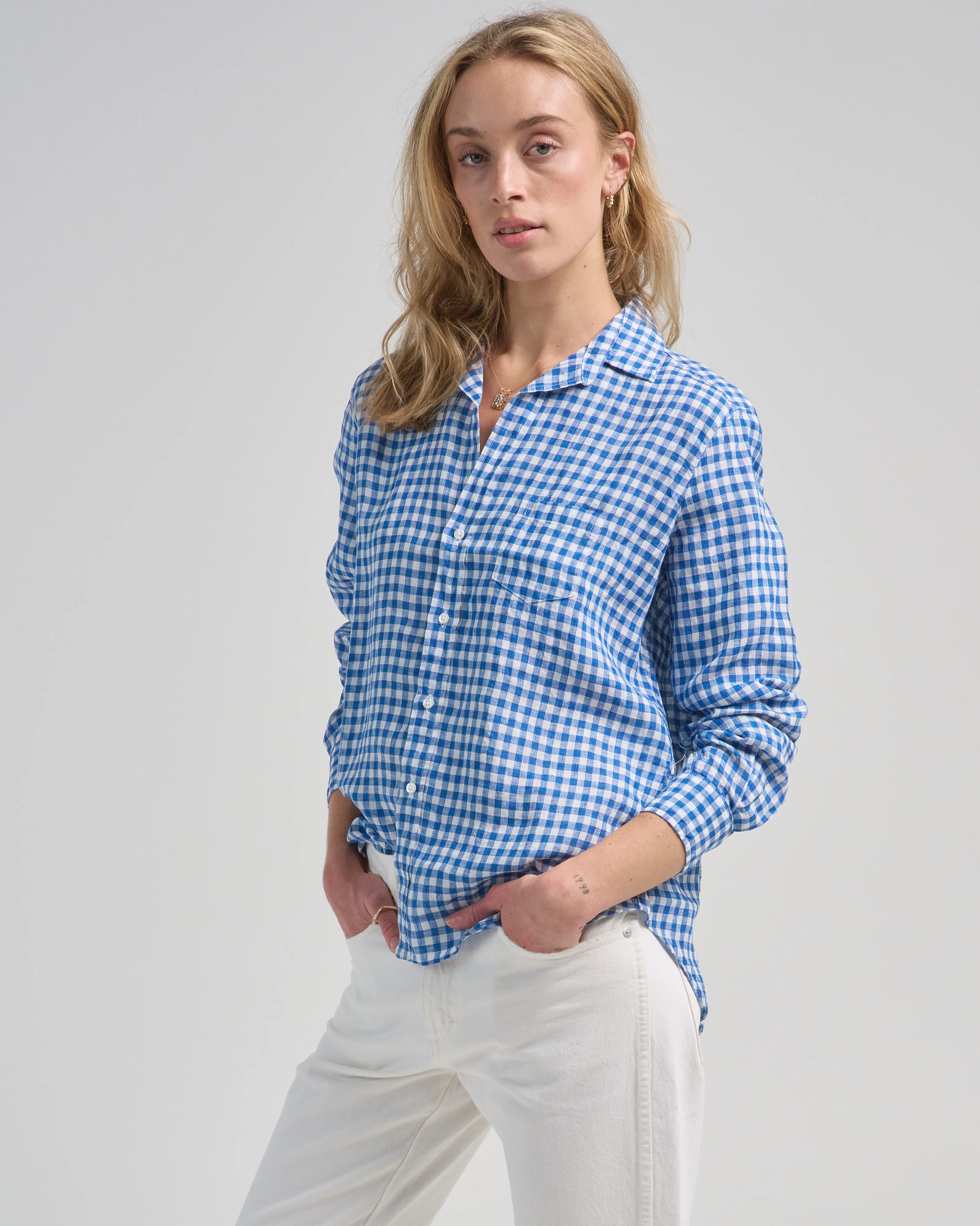eileen relaxed button-up shirt - Image 3