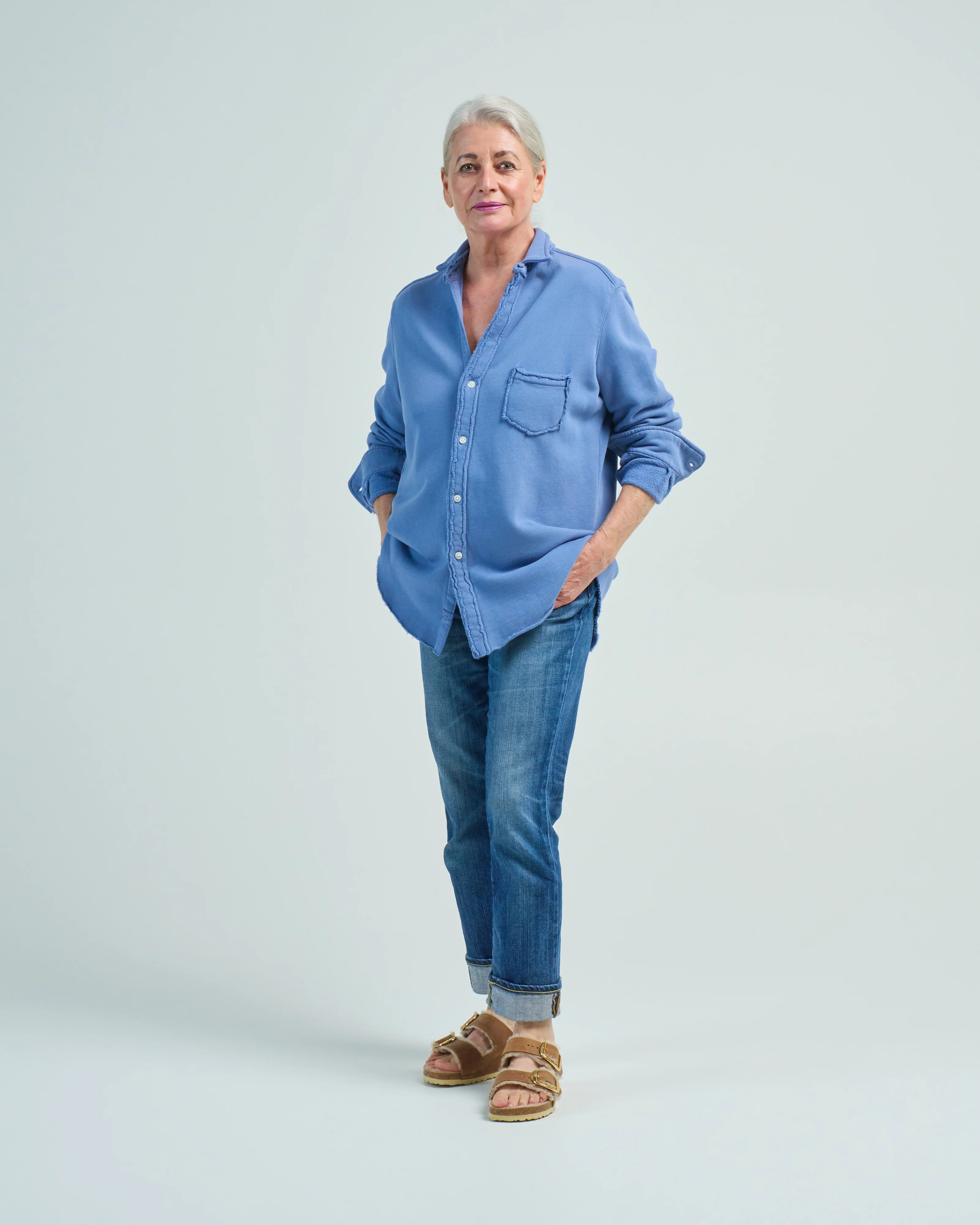eileen relaxed button-up shirt - Image 2