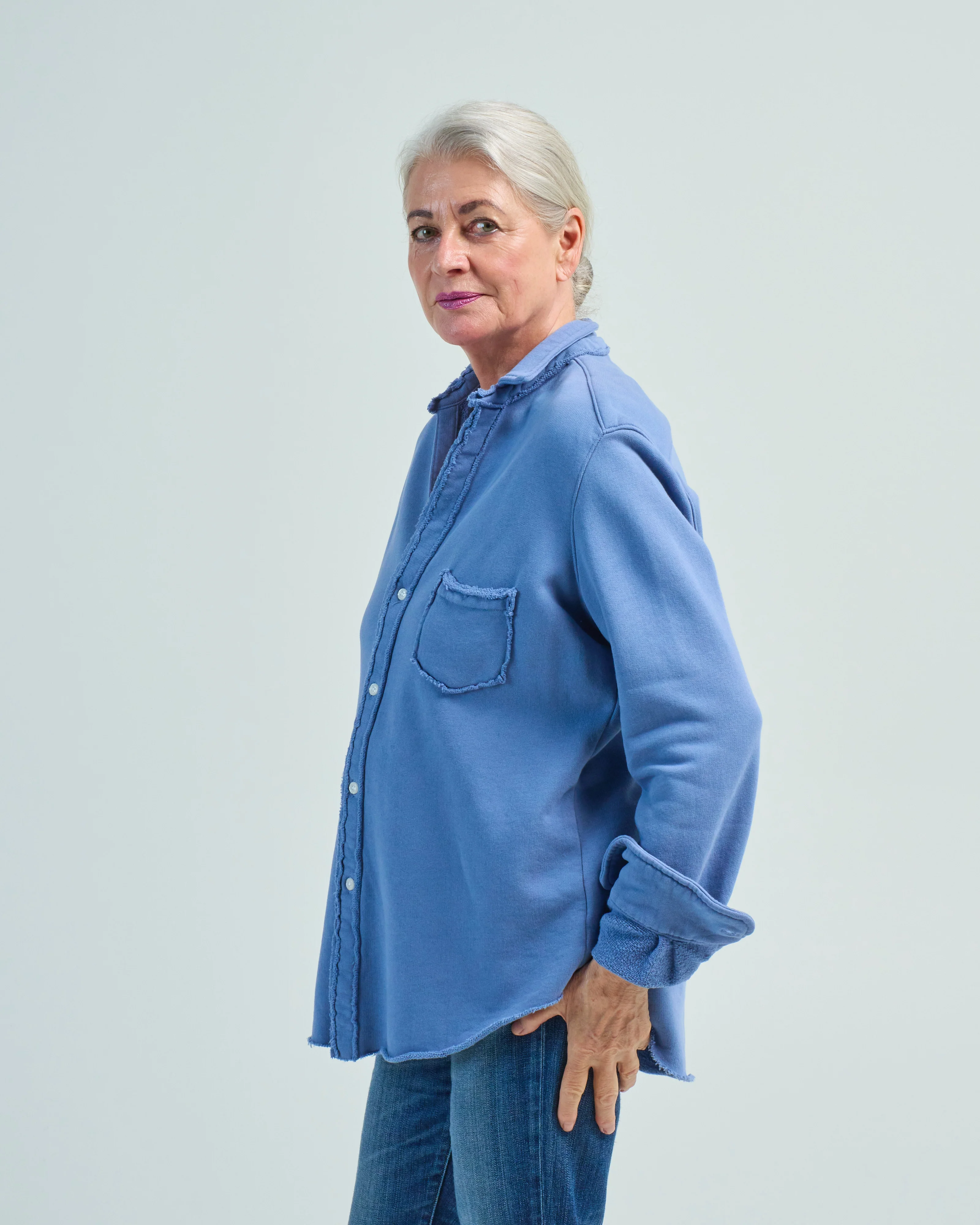 eileen relaxed button-up shirt - Image 3