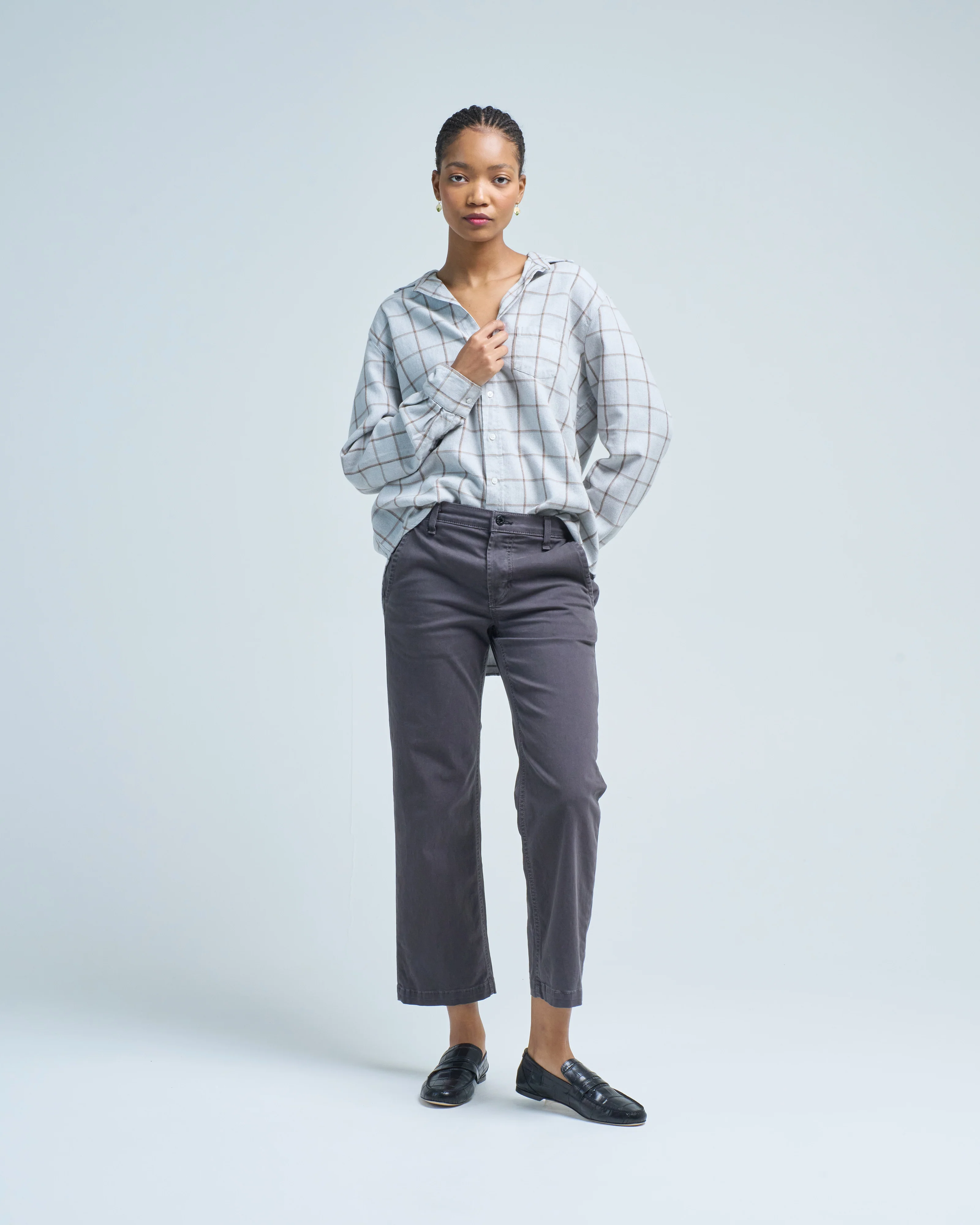 eileen relaxed button-up shirt - Image 2