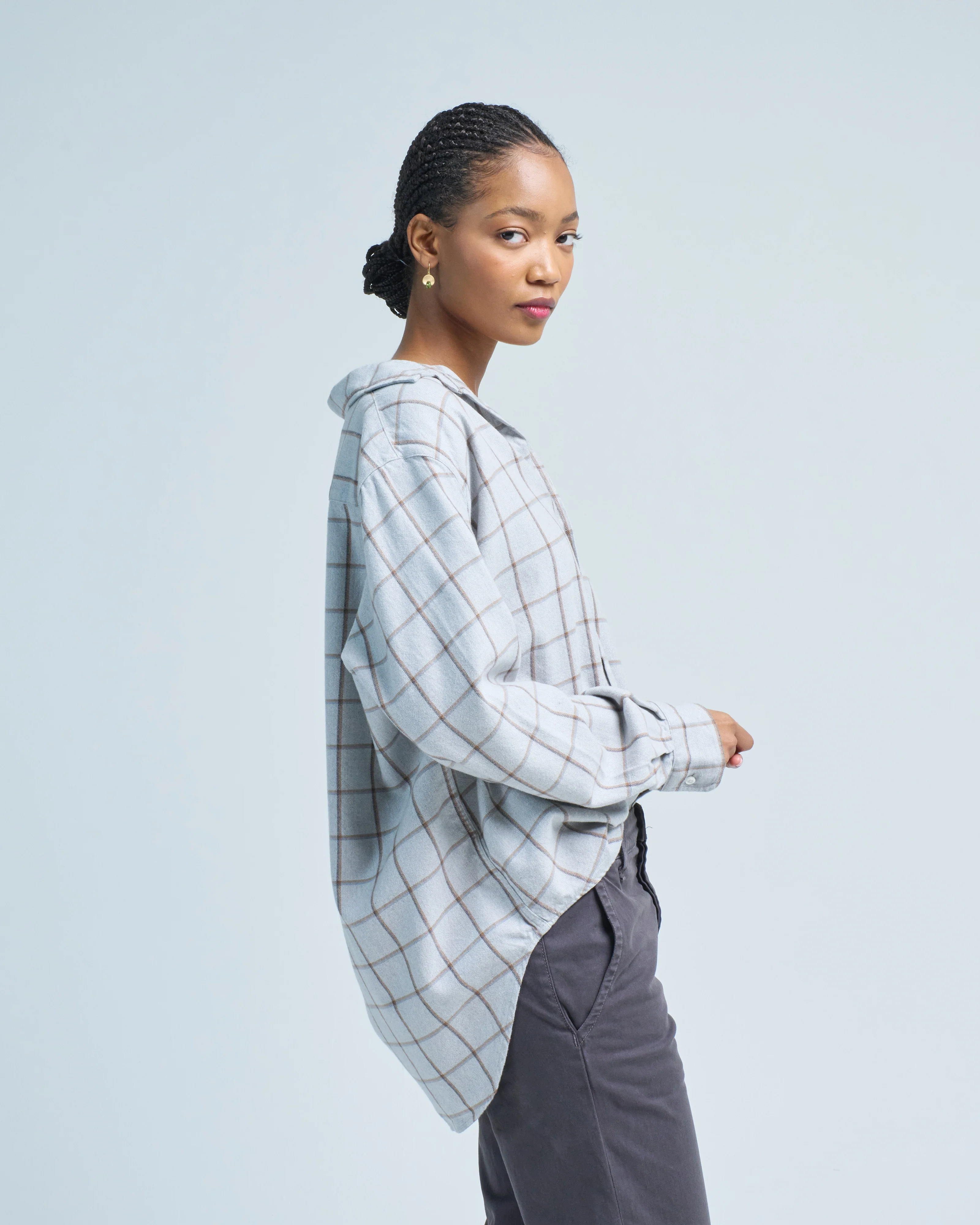eileen relaxed button-up shirt - Image 3