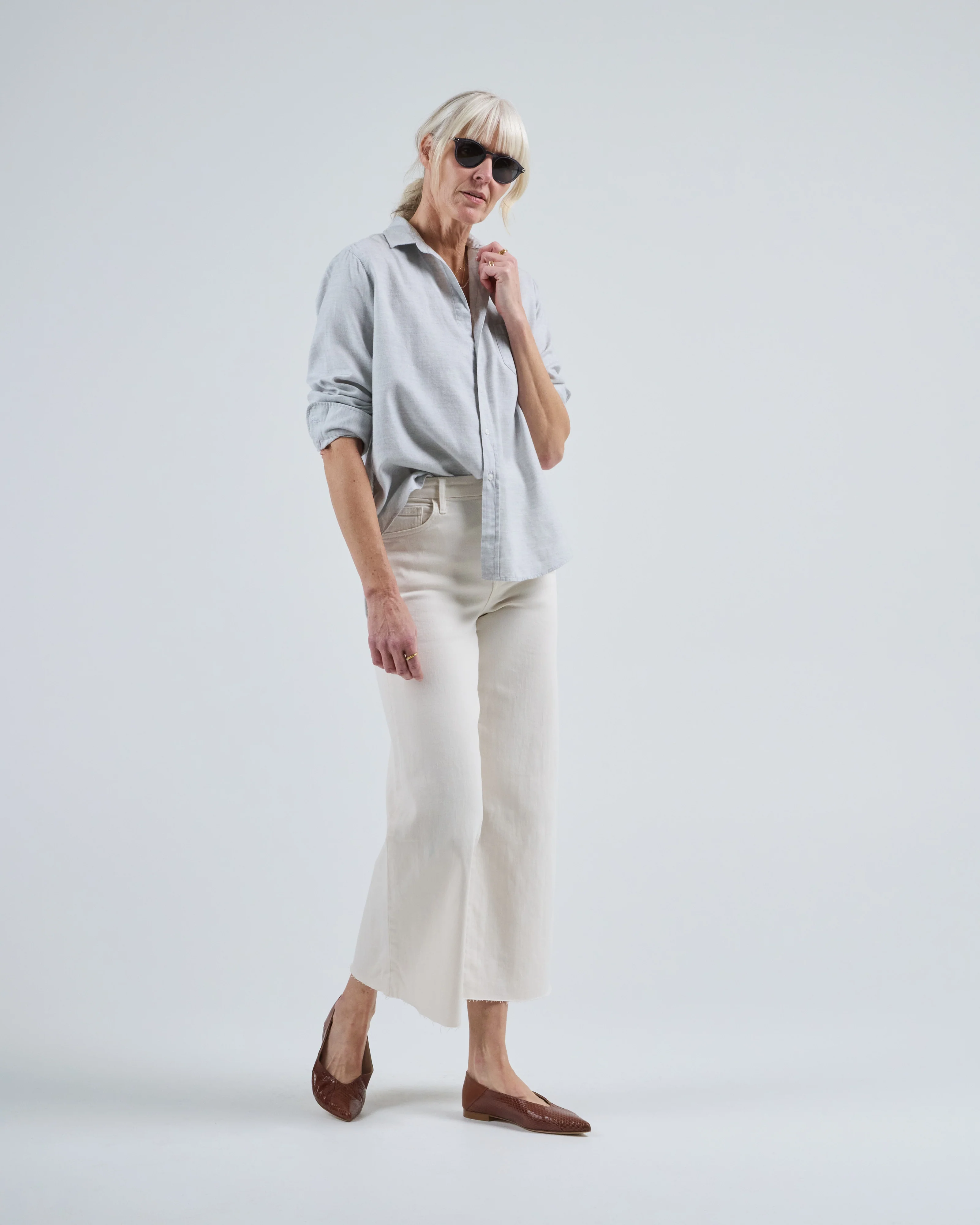 eileen relaxed button-up shirt - Image 5