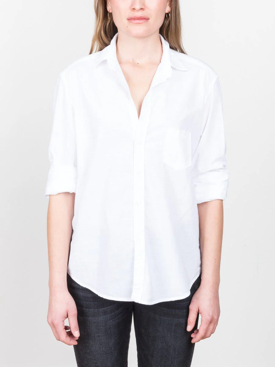 eileen poplin shirt - white - Image 2