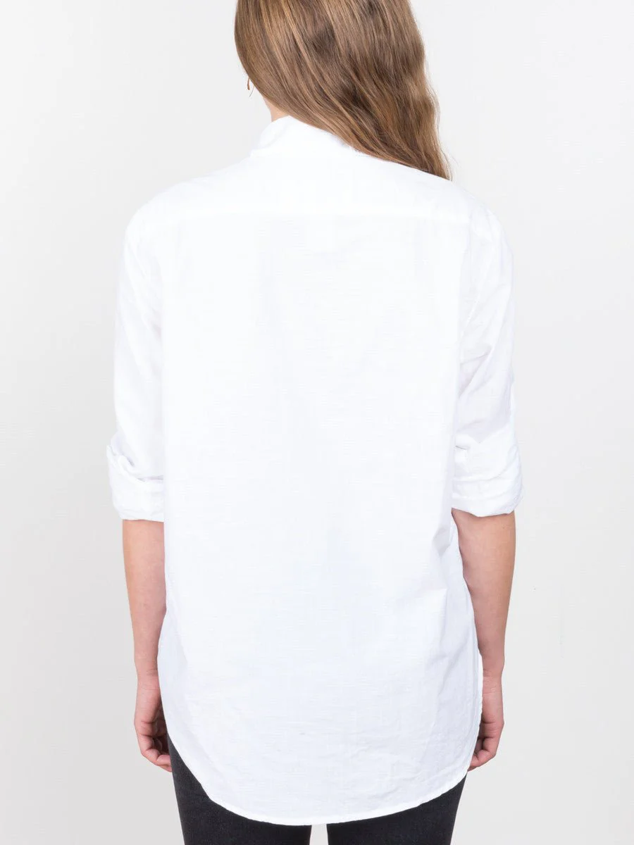 eileen poplin shirt - white - Image 4