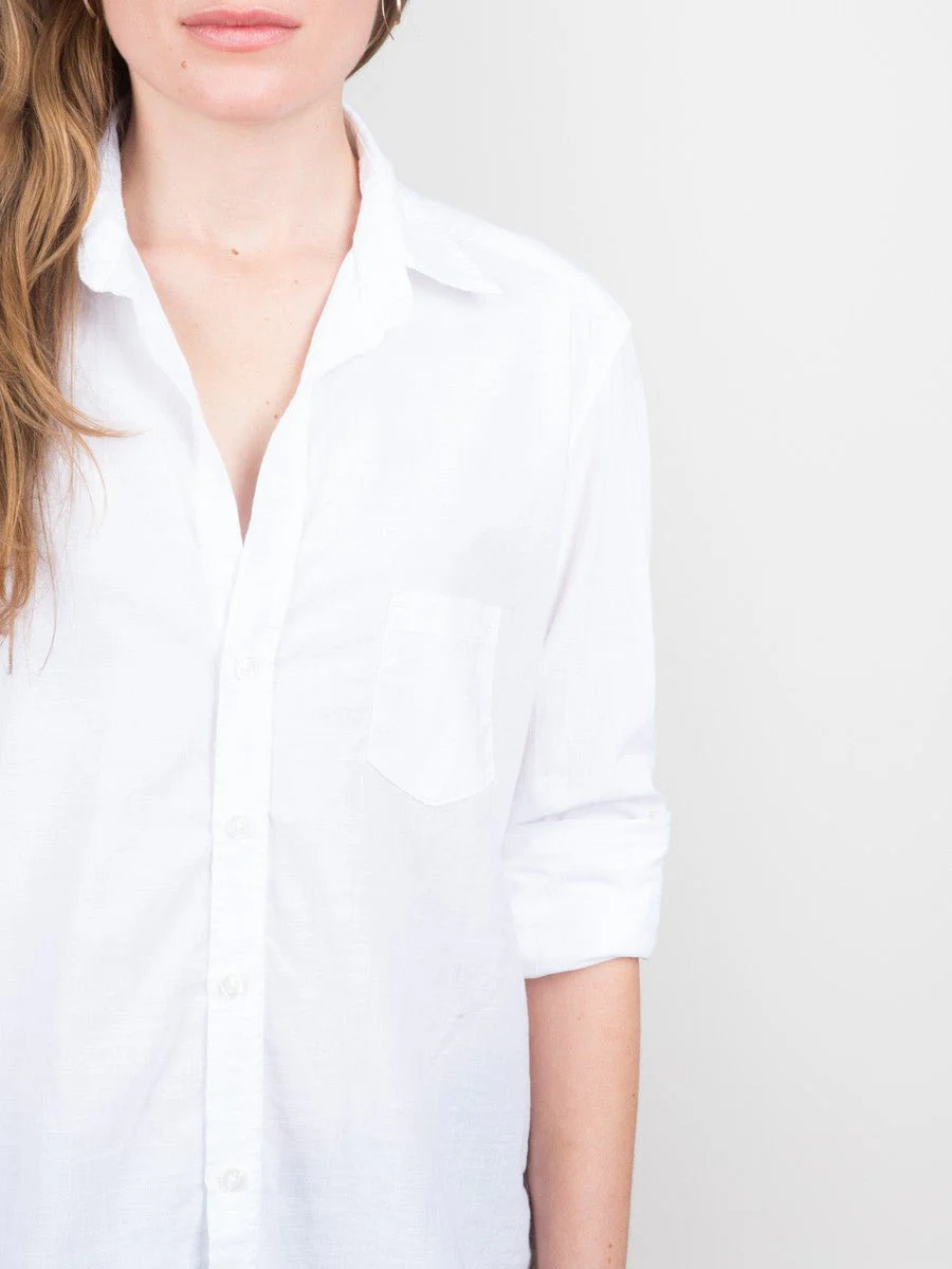 eileen poplin shirt - white - Image 5