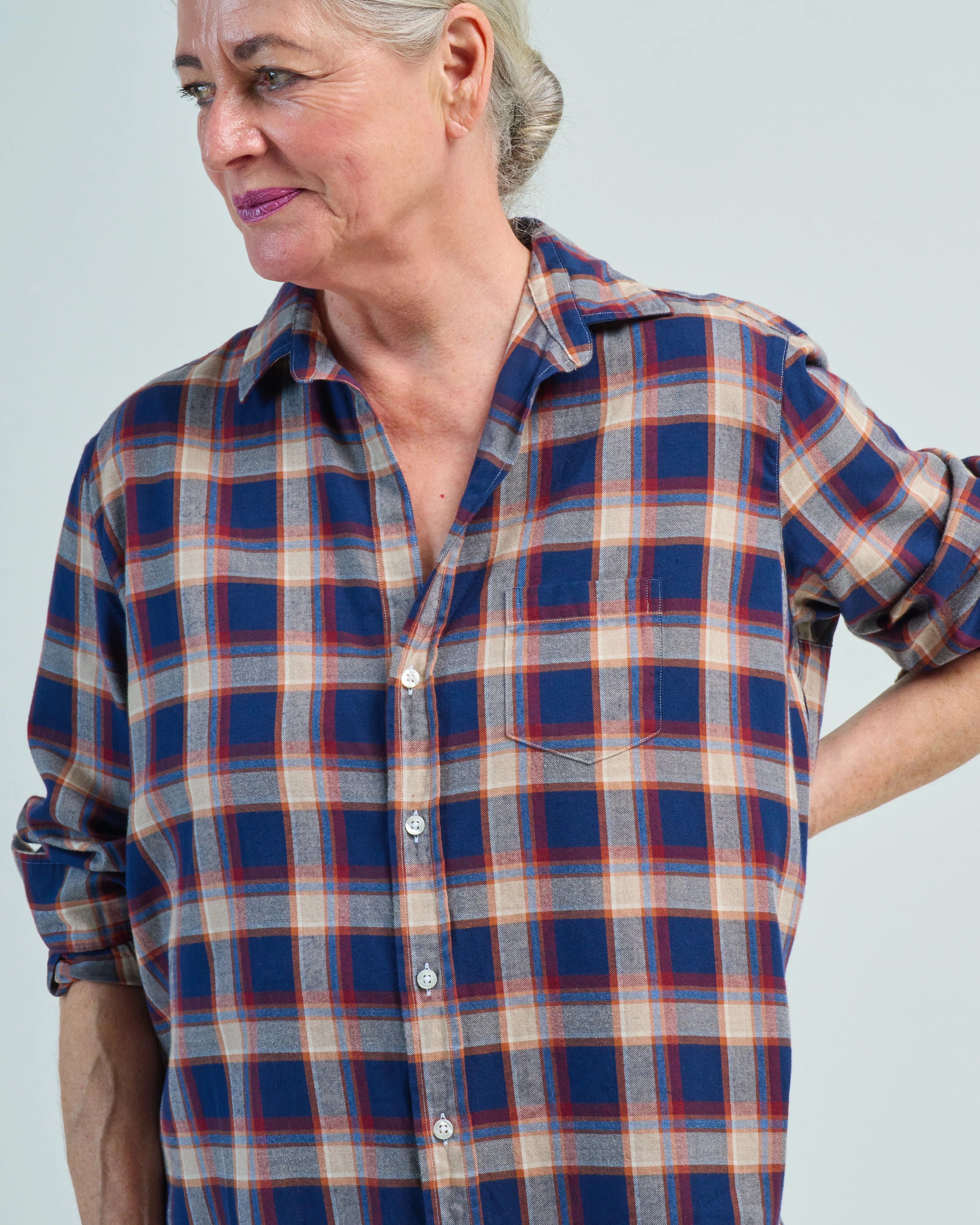 eileen relaxed button-up shirt - Image 5