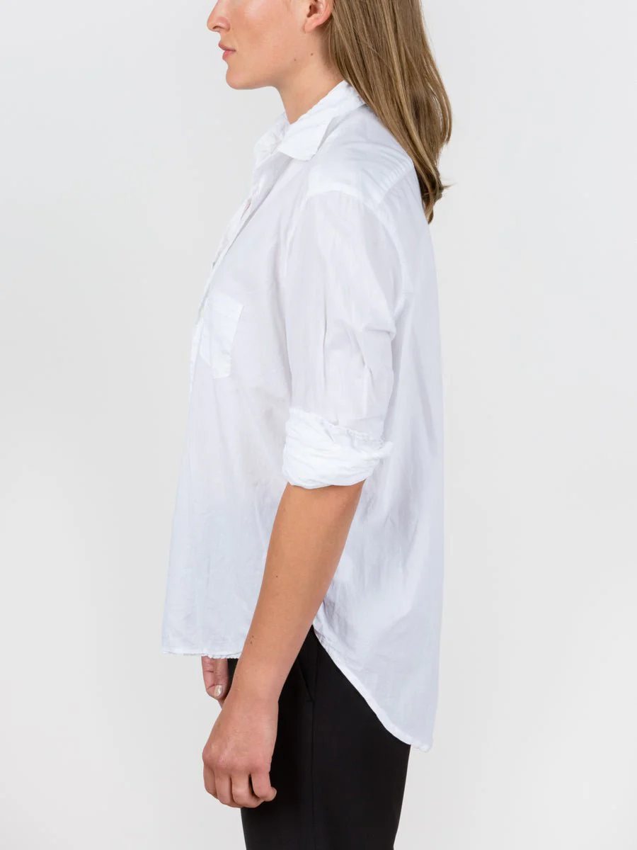 eileen shirt - white poplin - Image 3