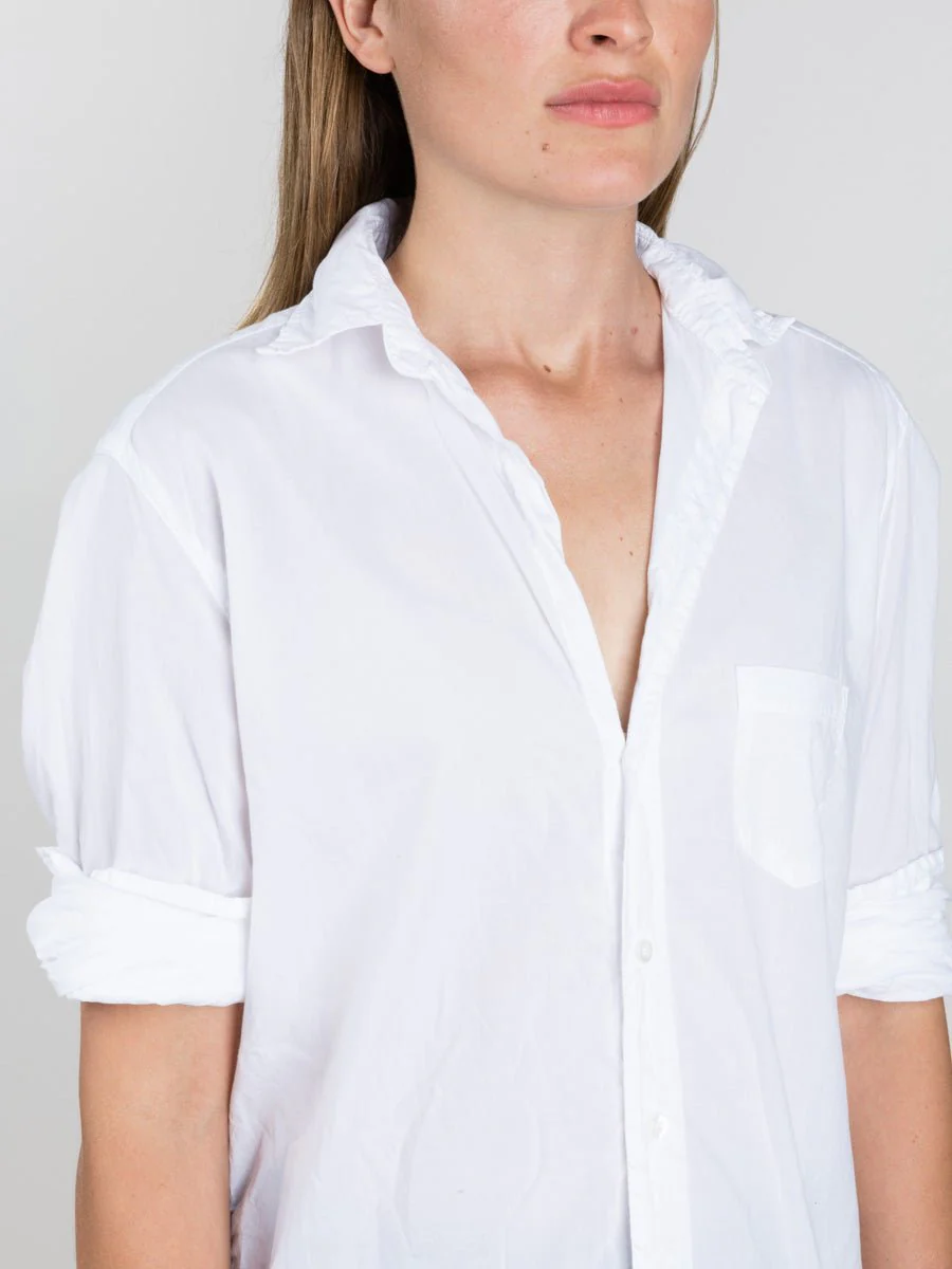 eileen shirt - white poplin - Image 5