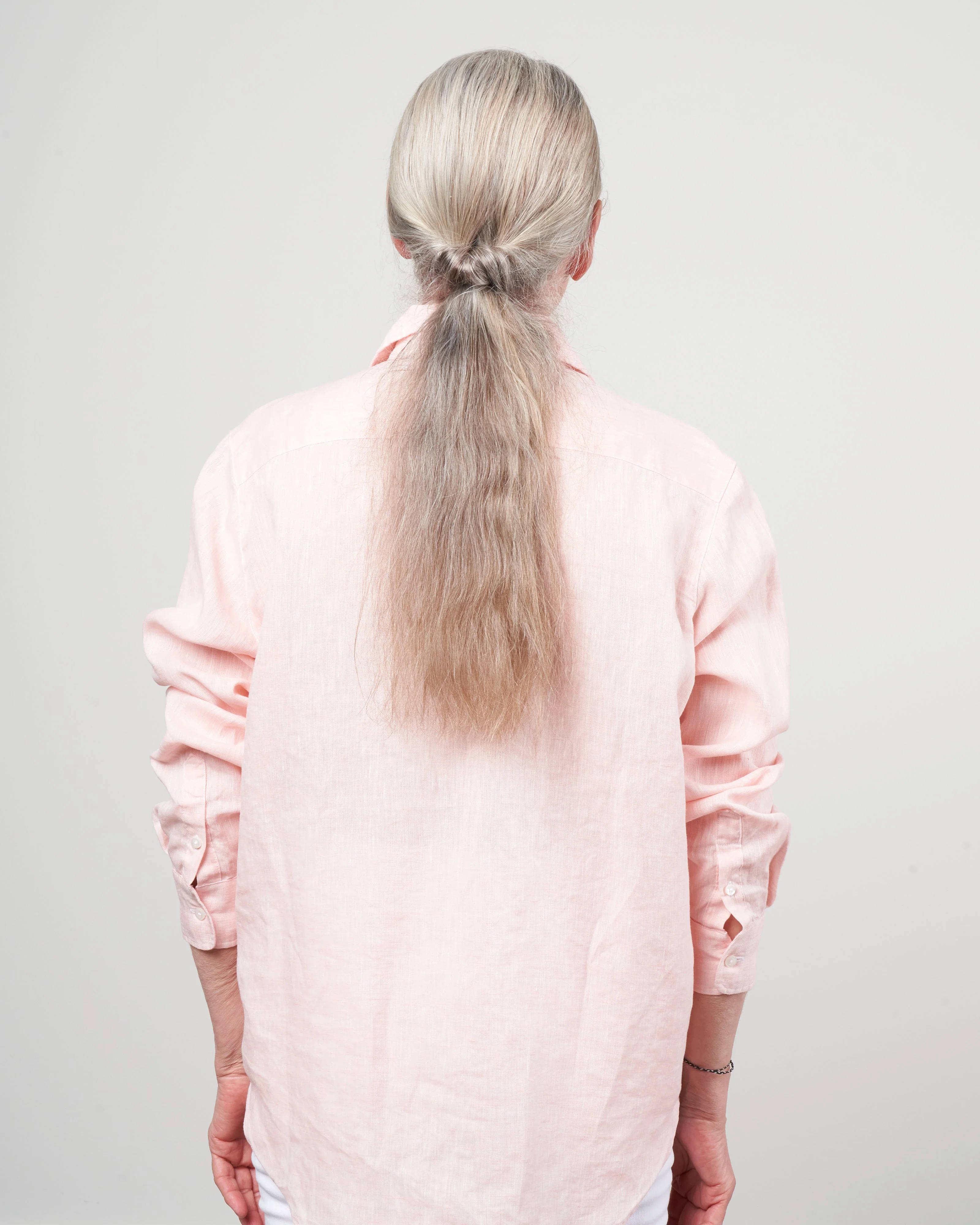 eileen woven button up - blush - Image 4