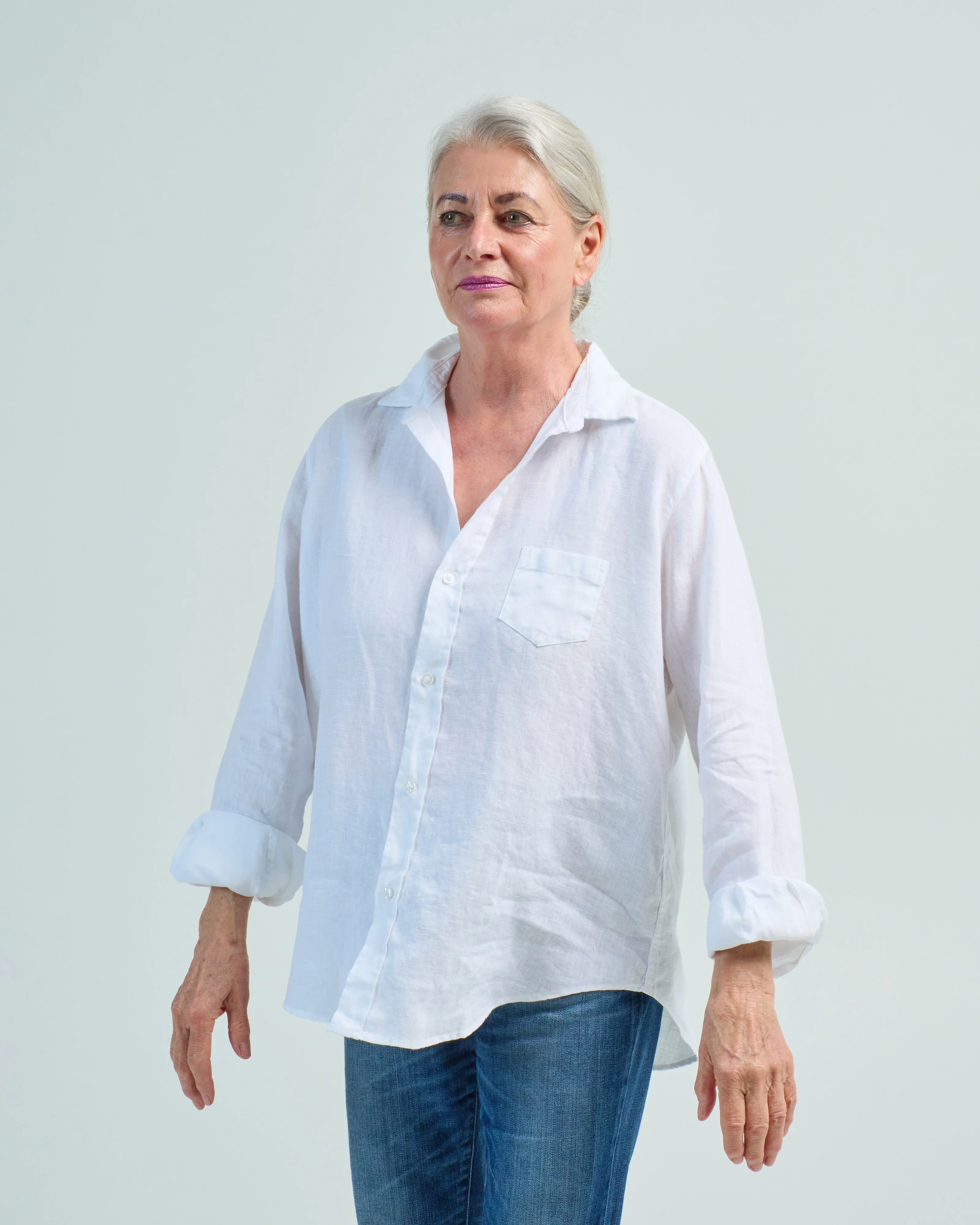 eileen relaxed button-up shirt - Image 3
