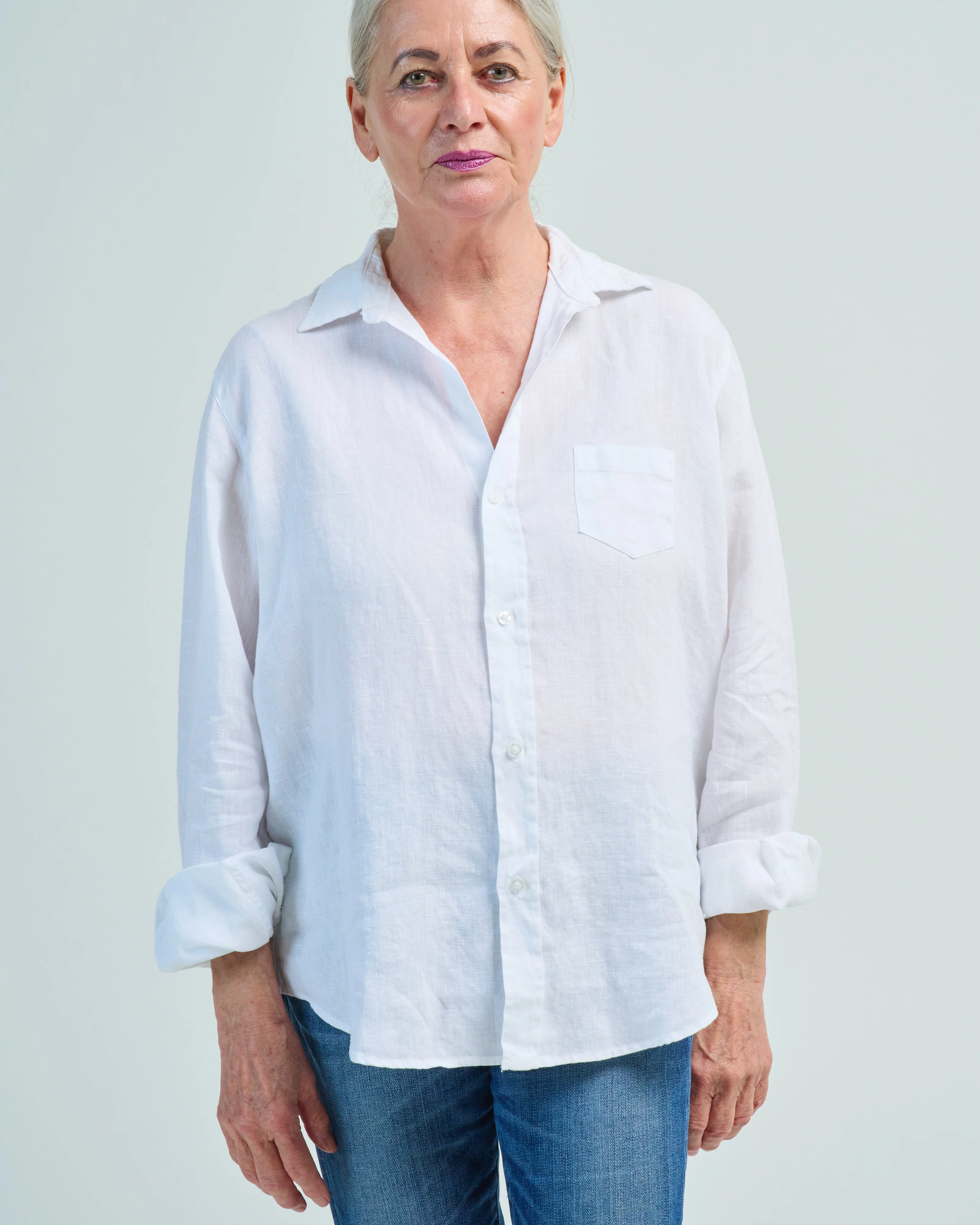 eileen relaxed button-up shirt - Image 5