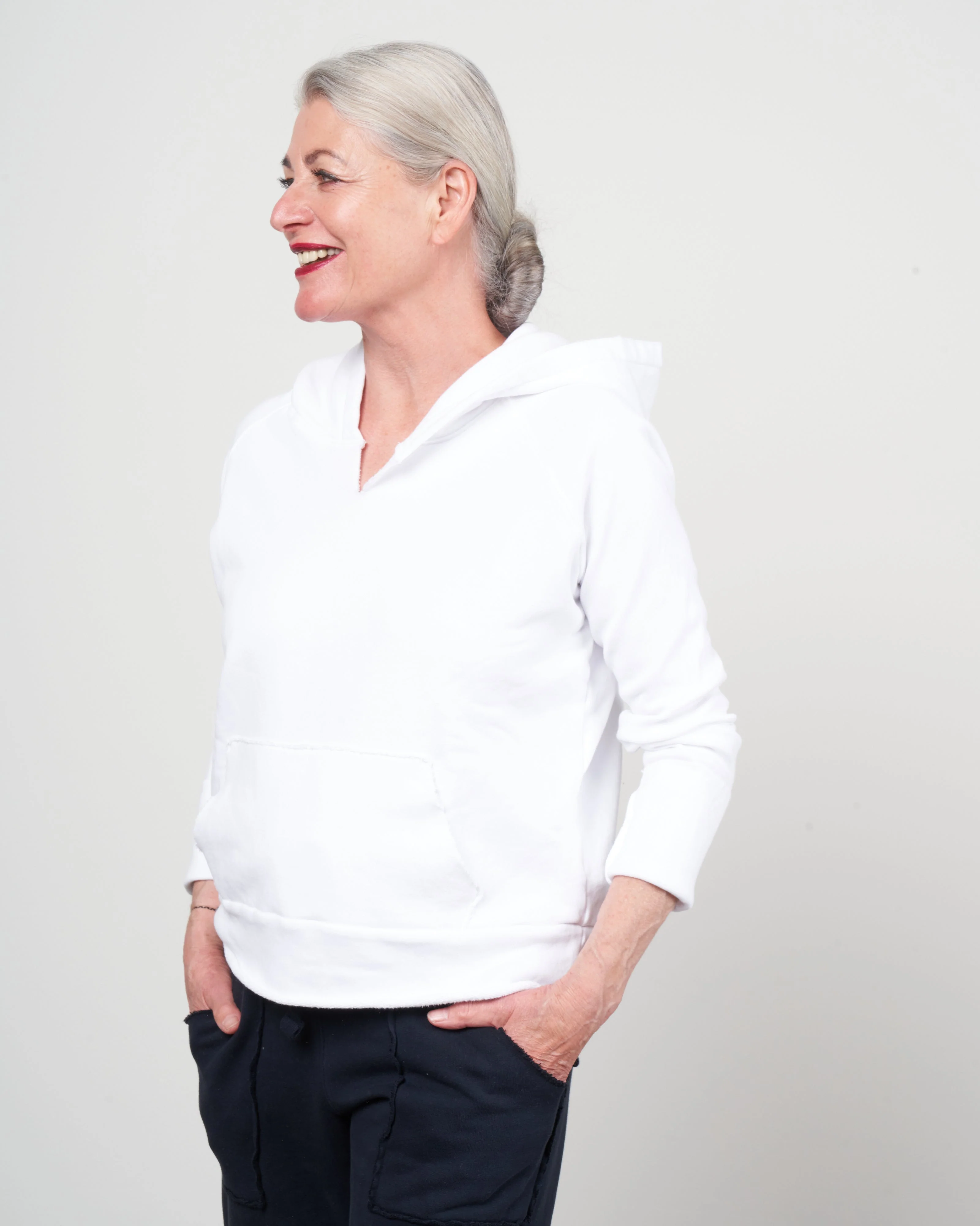 hoodie - white - Image 3
