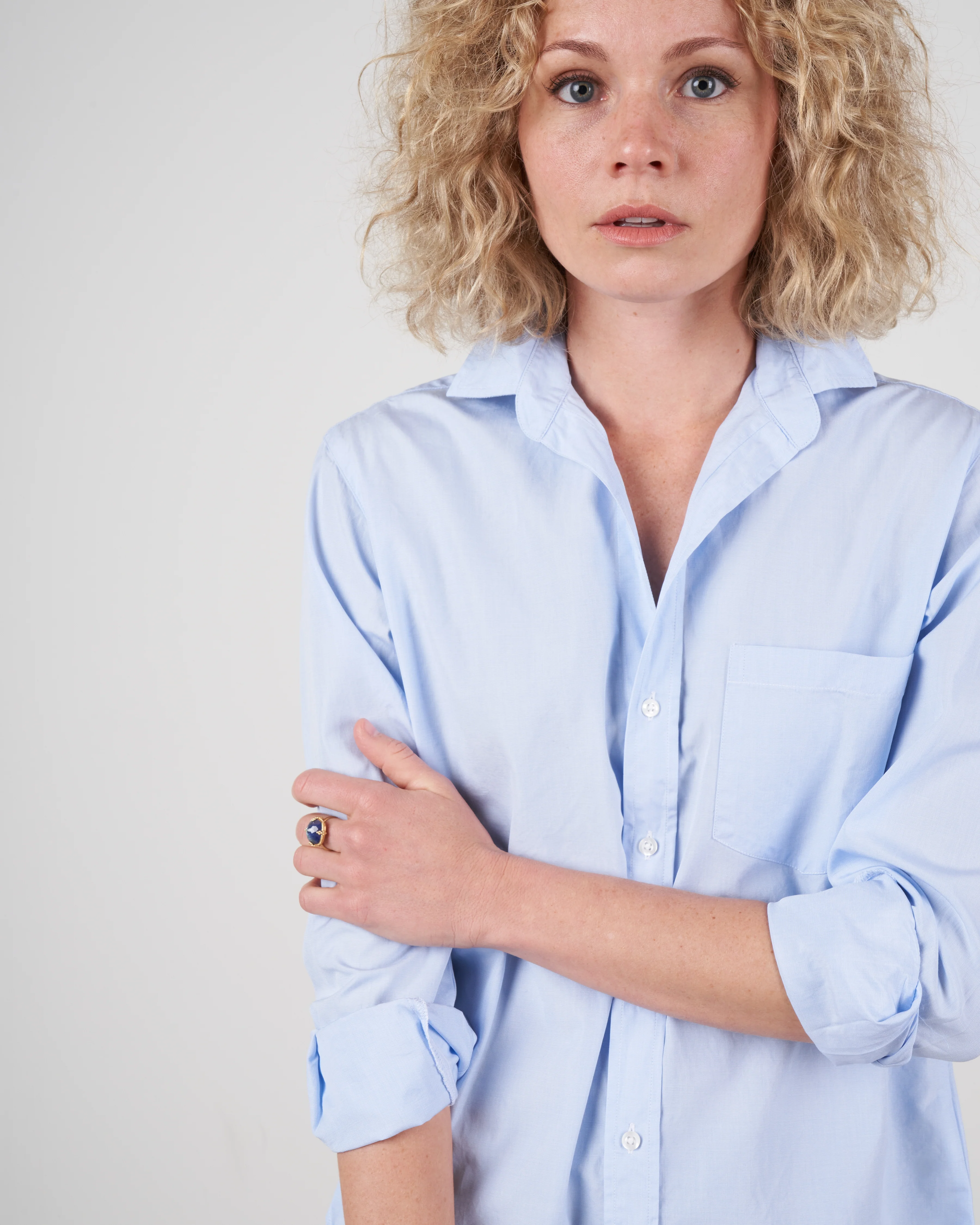 joedy button up - light blue end on end - Image 4