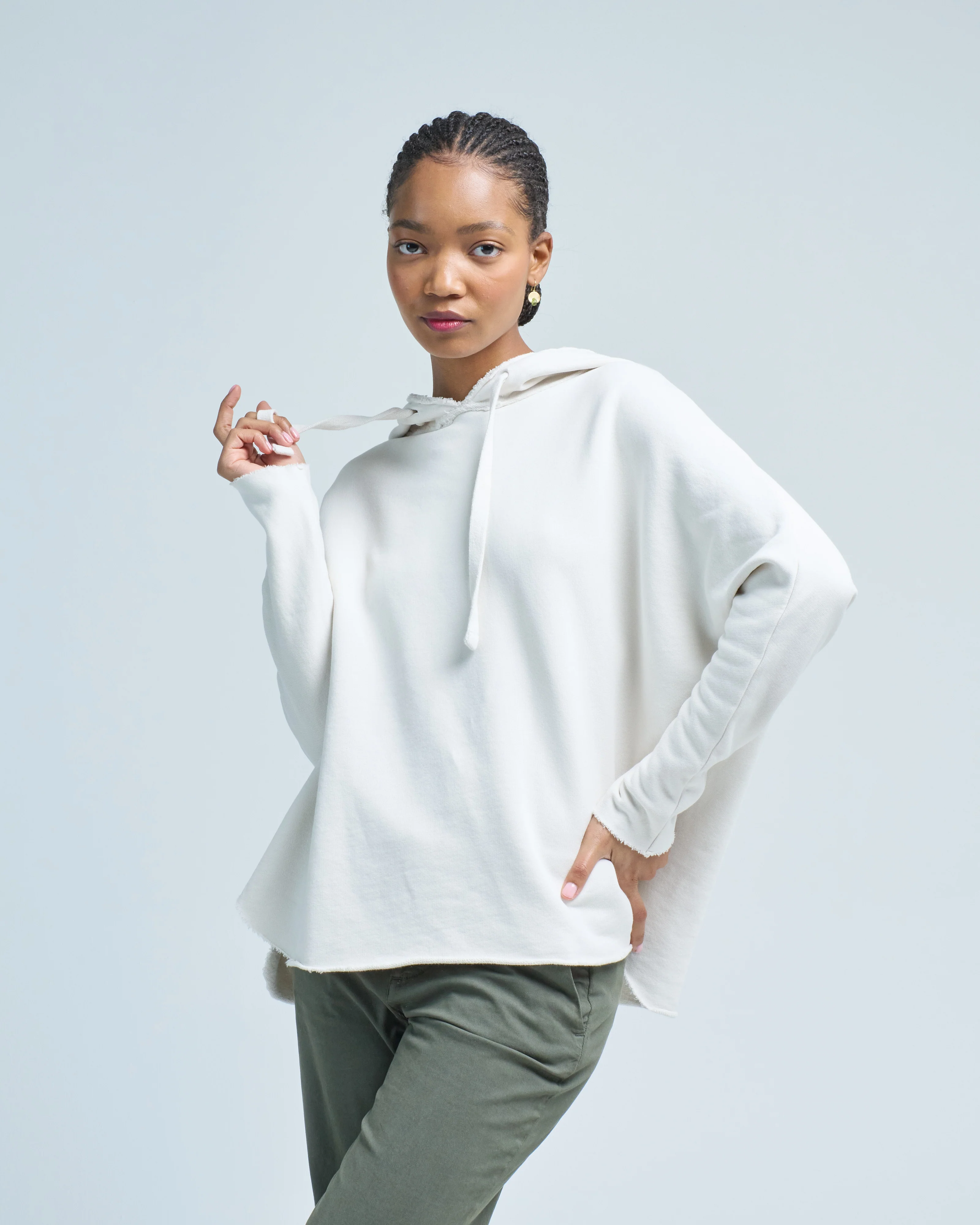 kane capelet hoodie