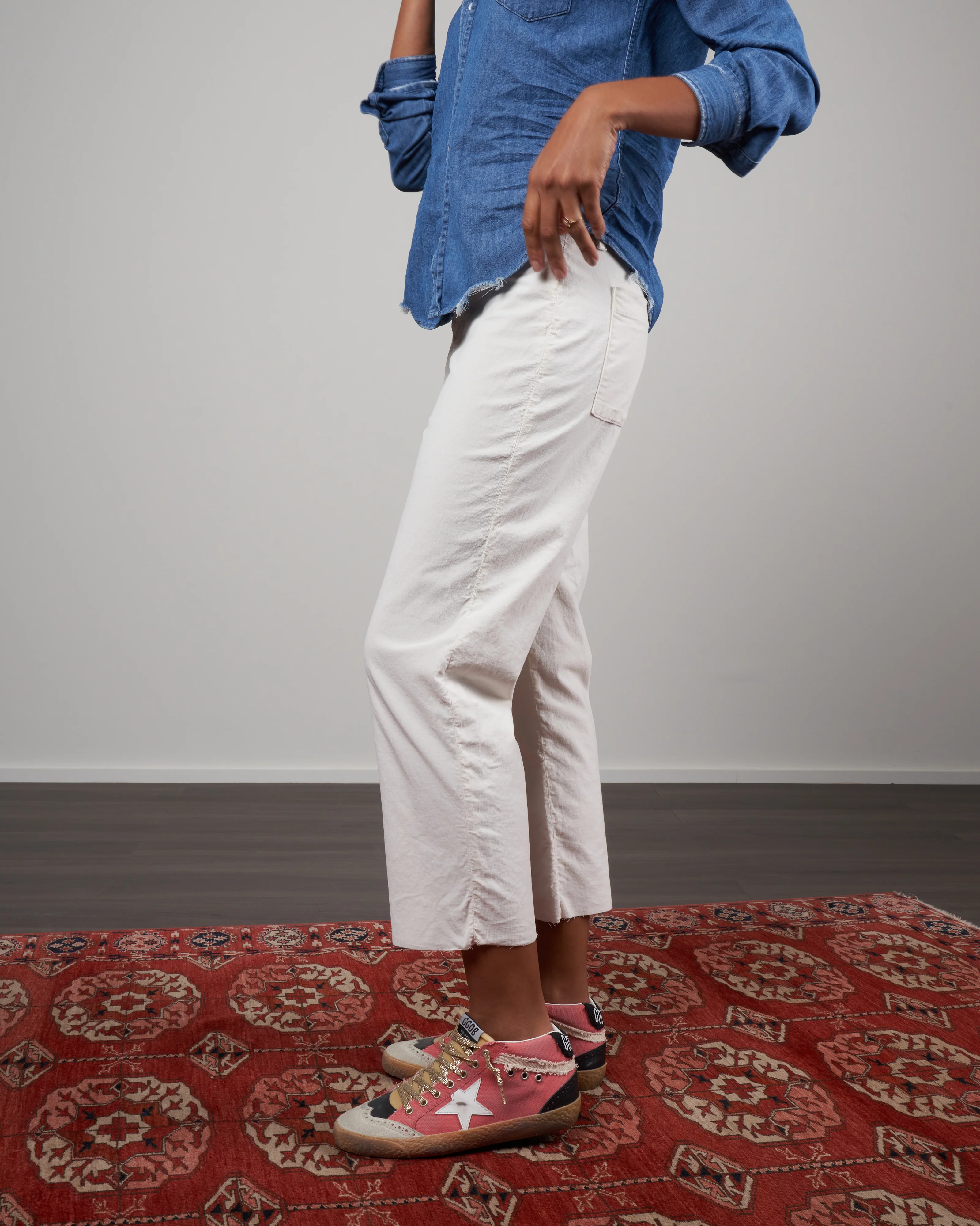 kinsale performance pant - vintage white - Image 3