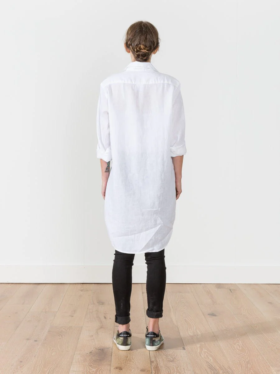 linen button down - white - Image 3