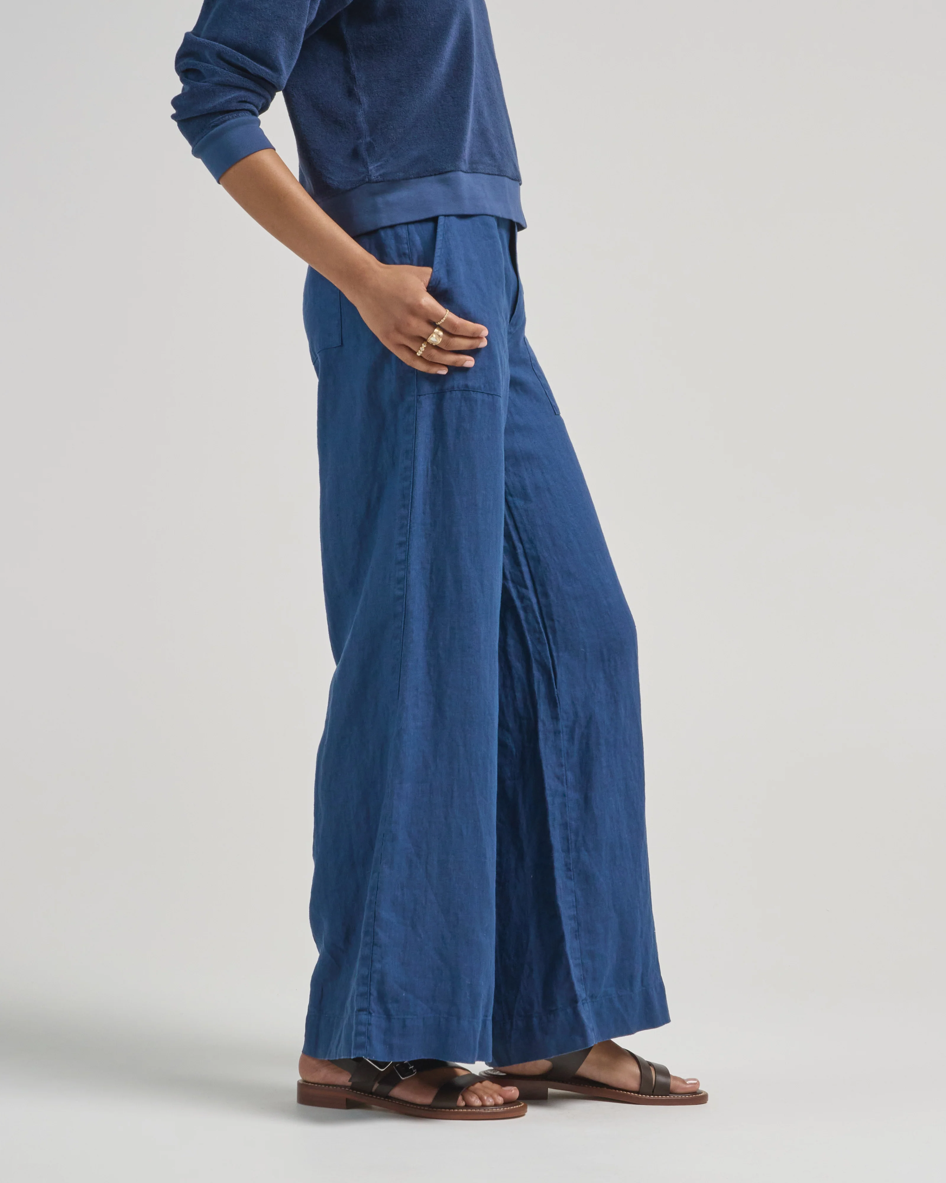 madeline patch pocket pull on pant - Image 2