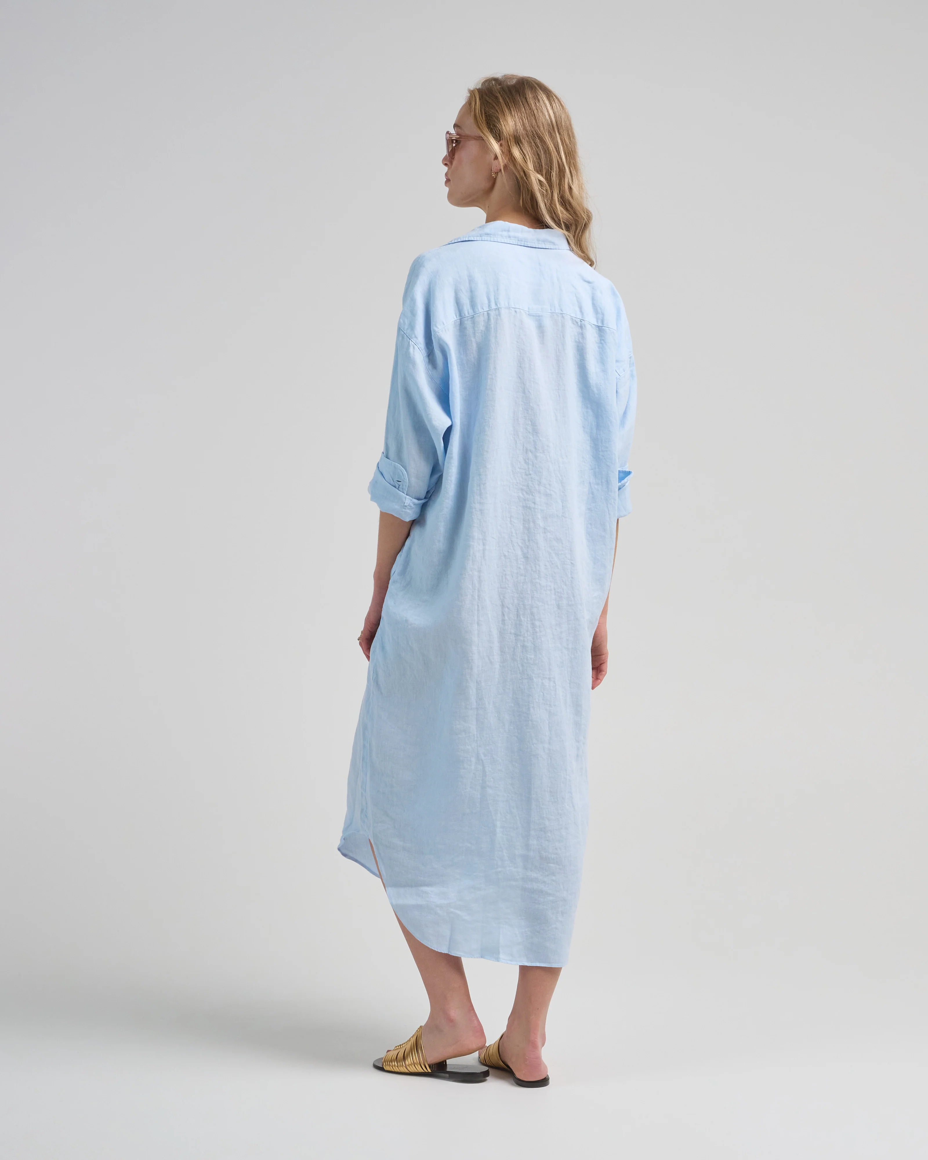 megan one size button-up dress - Image 5