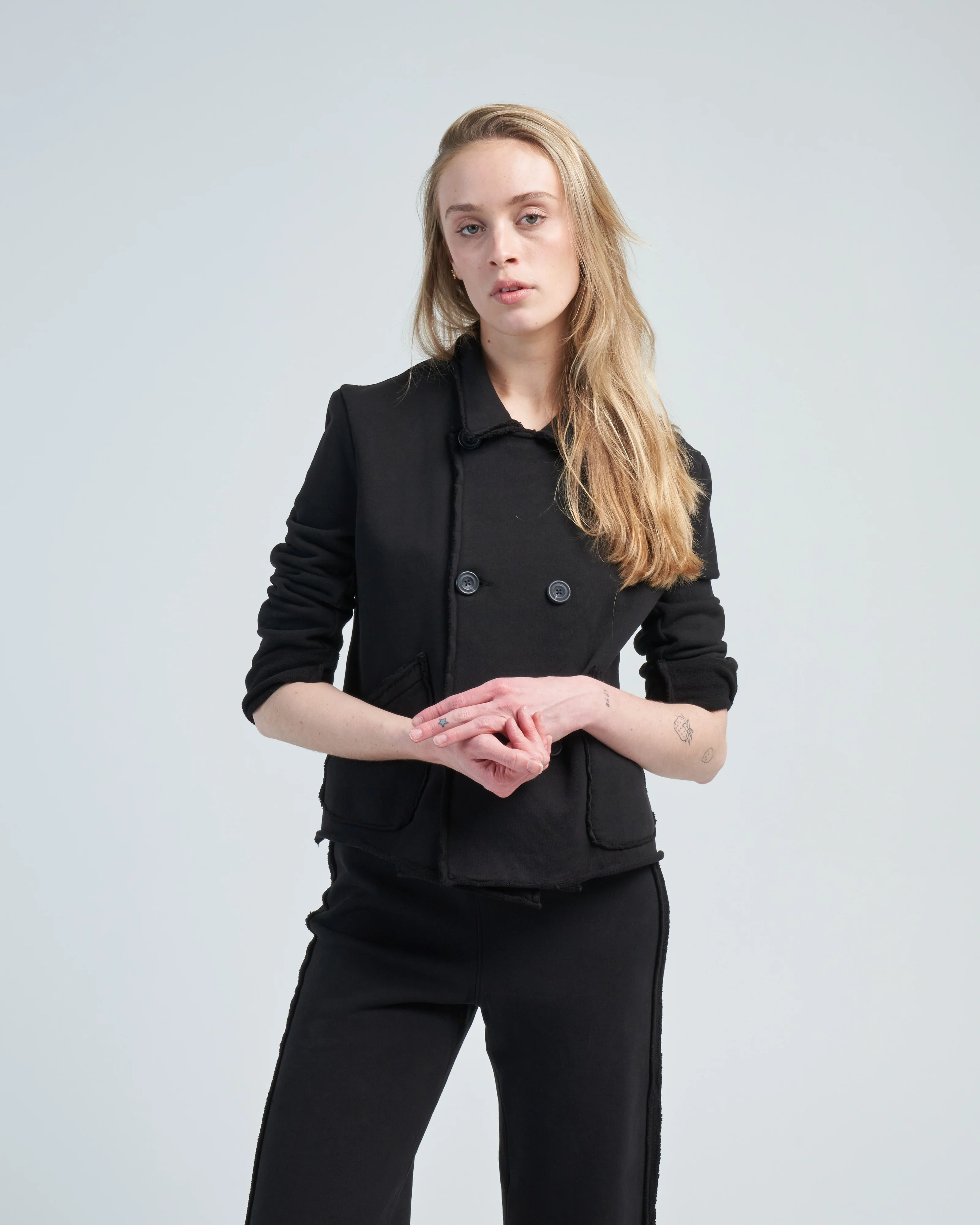mini belfast crop peacoat