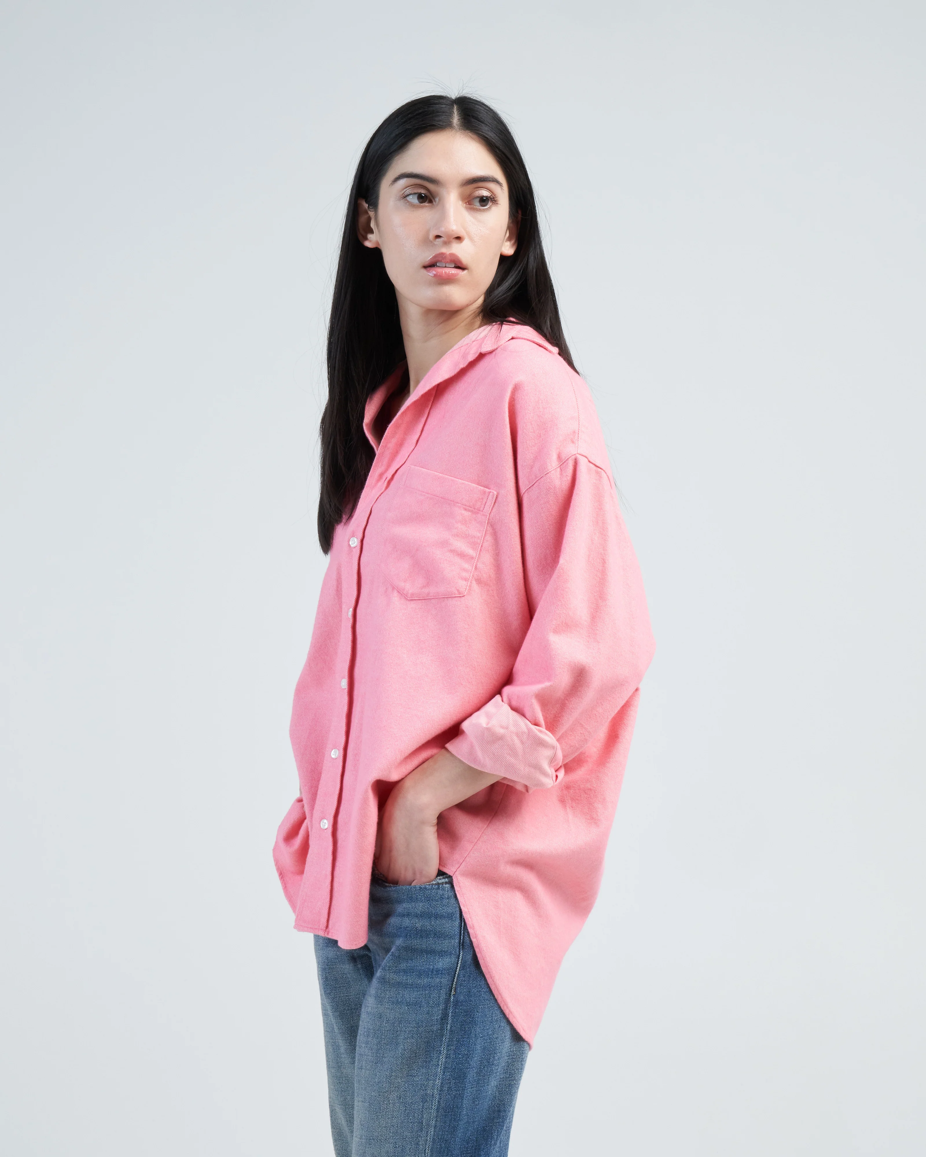 shirley oversized button-up shirt - Image 3