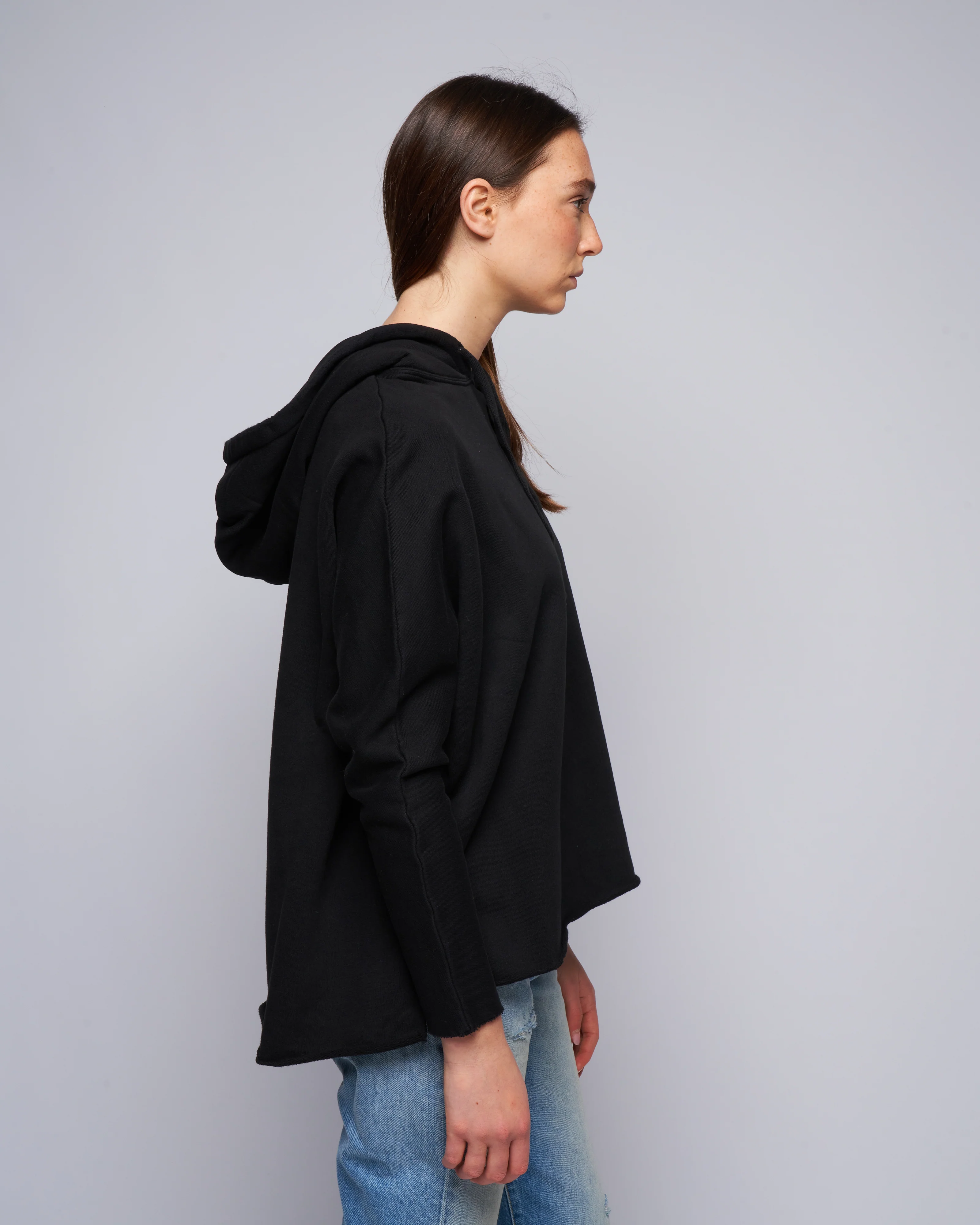 oversized easy hoodie - black - Image 3