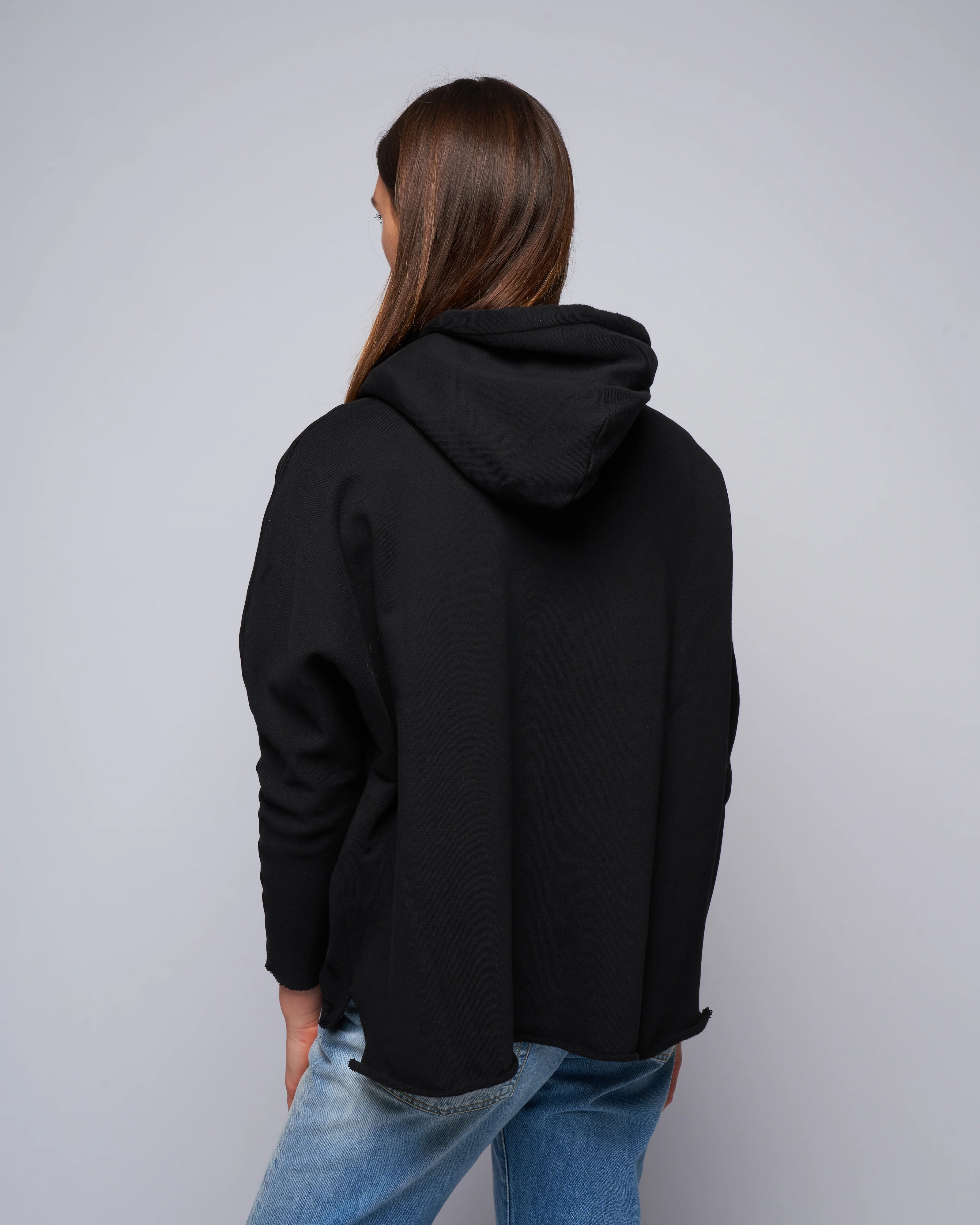 oversized easy hoodie - black - Image 4