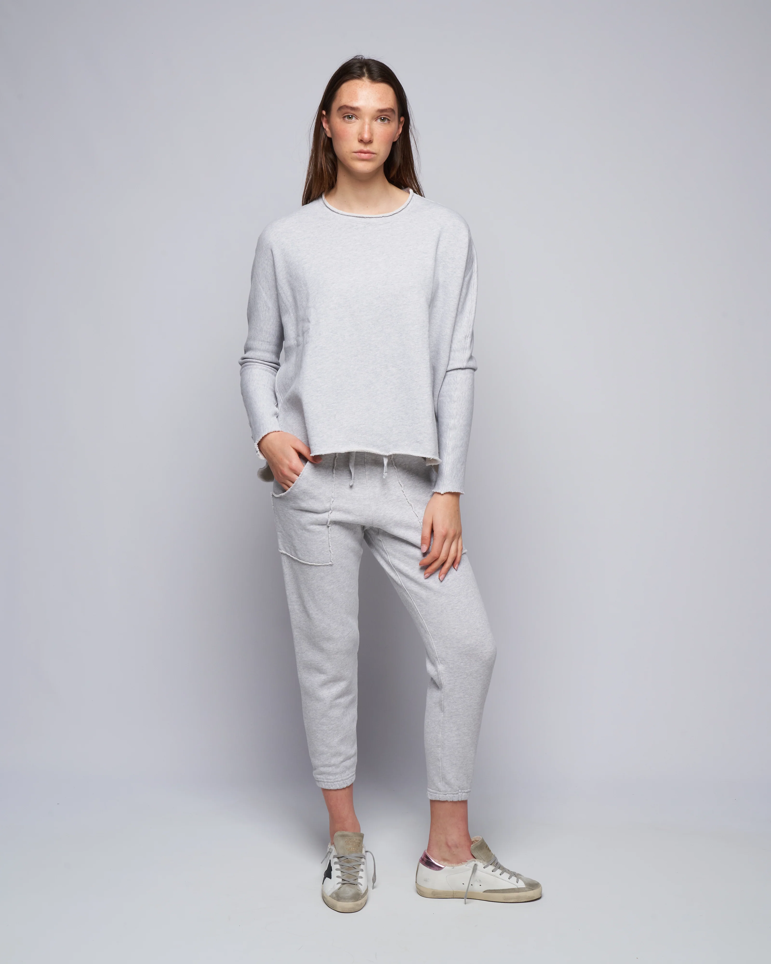 patch pocket jogger - classic gray melange - Image 2