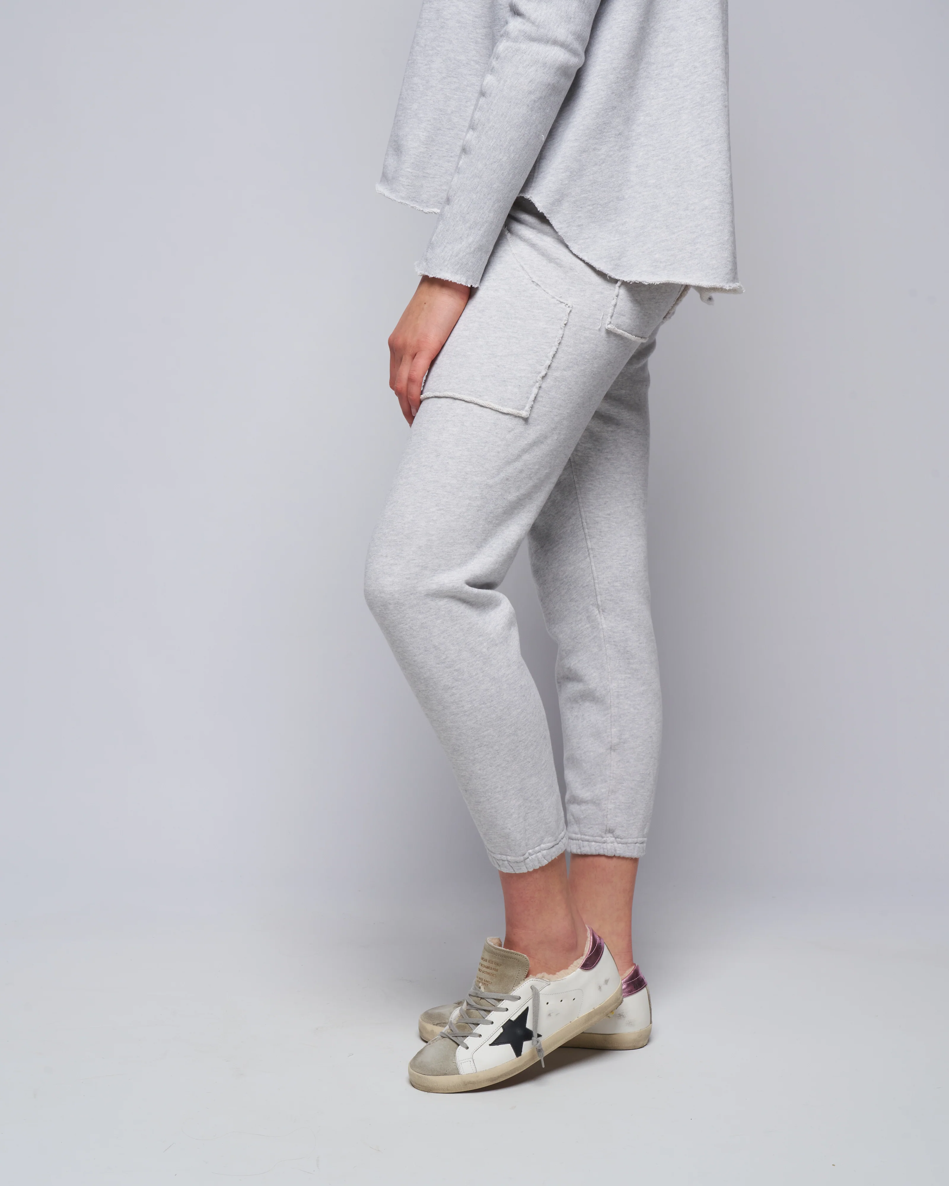 patch pocket jogger - classic gray melange - Image 3
